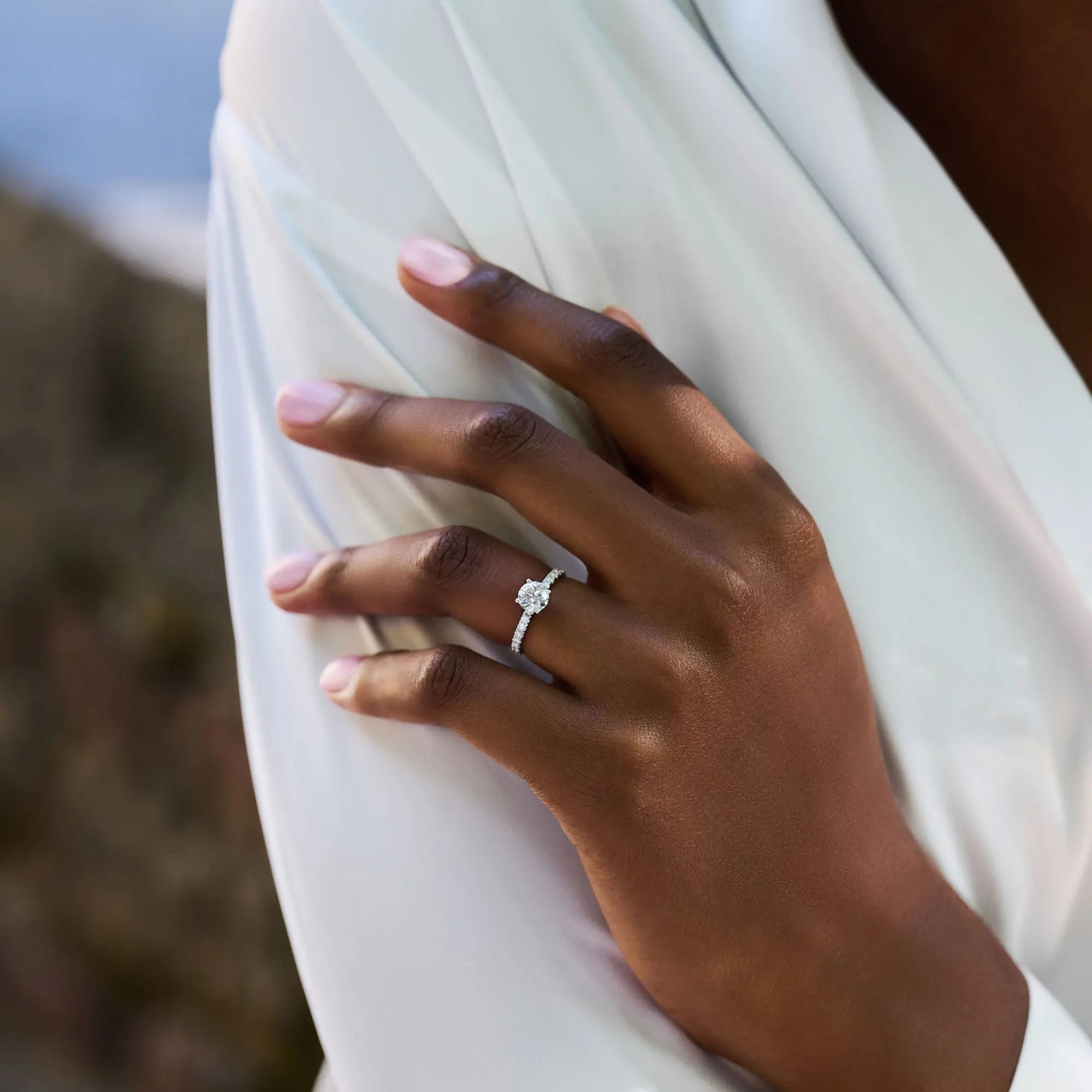 The Celeste Pave Ring