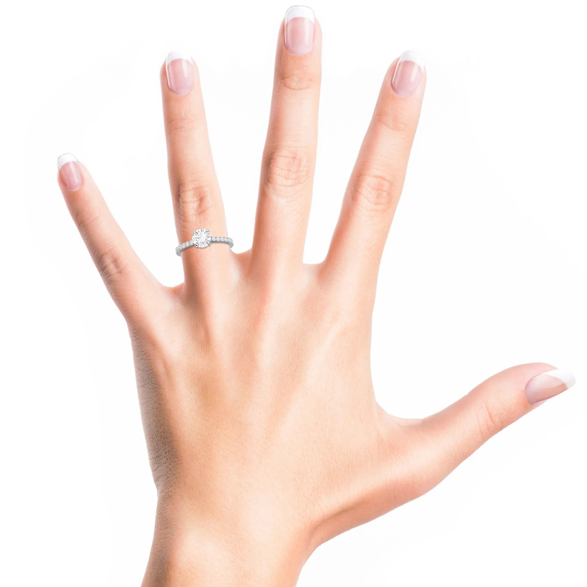 The Celeste Pave Ring