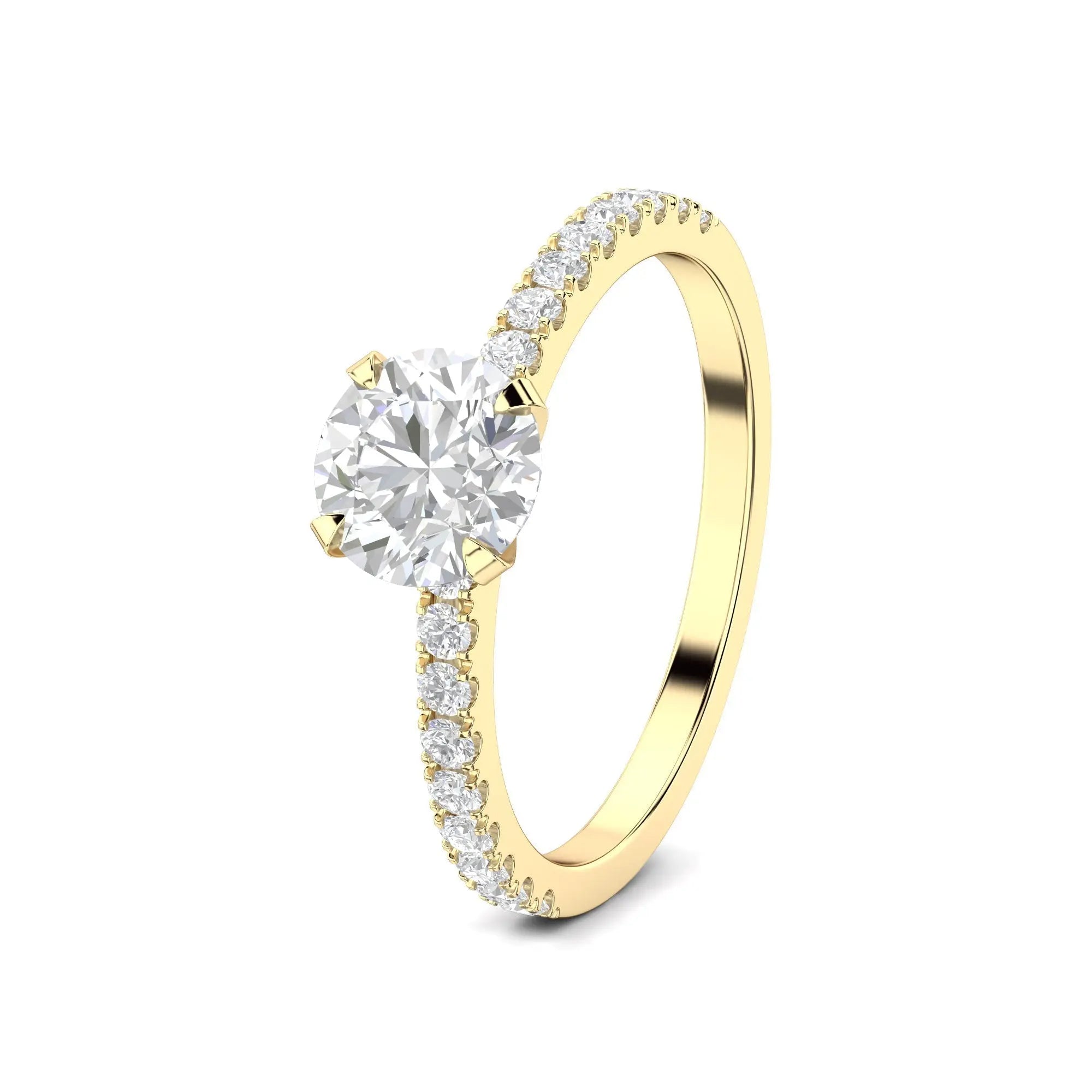 The Celeste Pave Ring