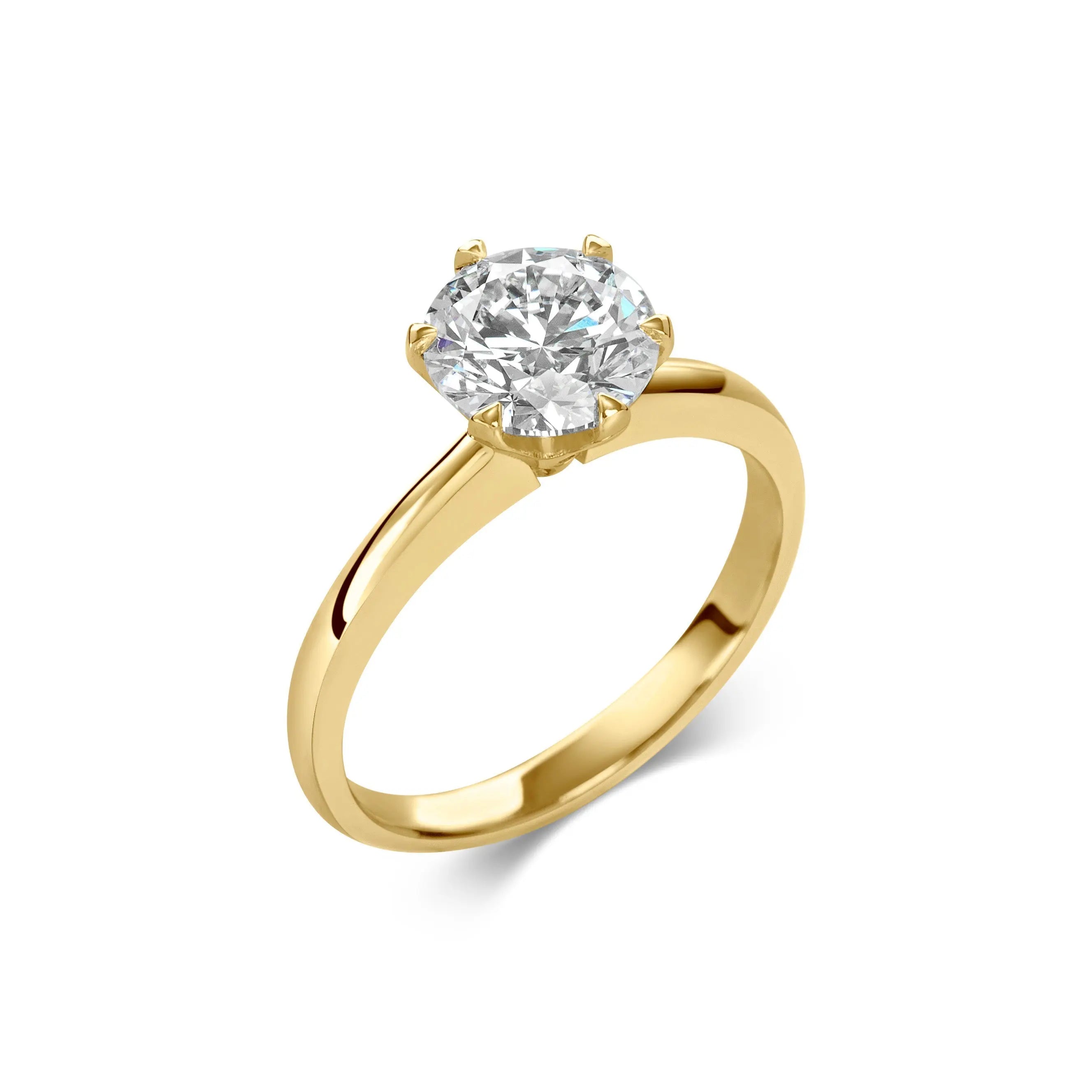 The Pure Solitaire Ring