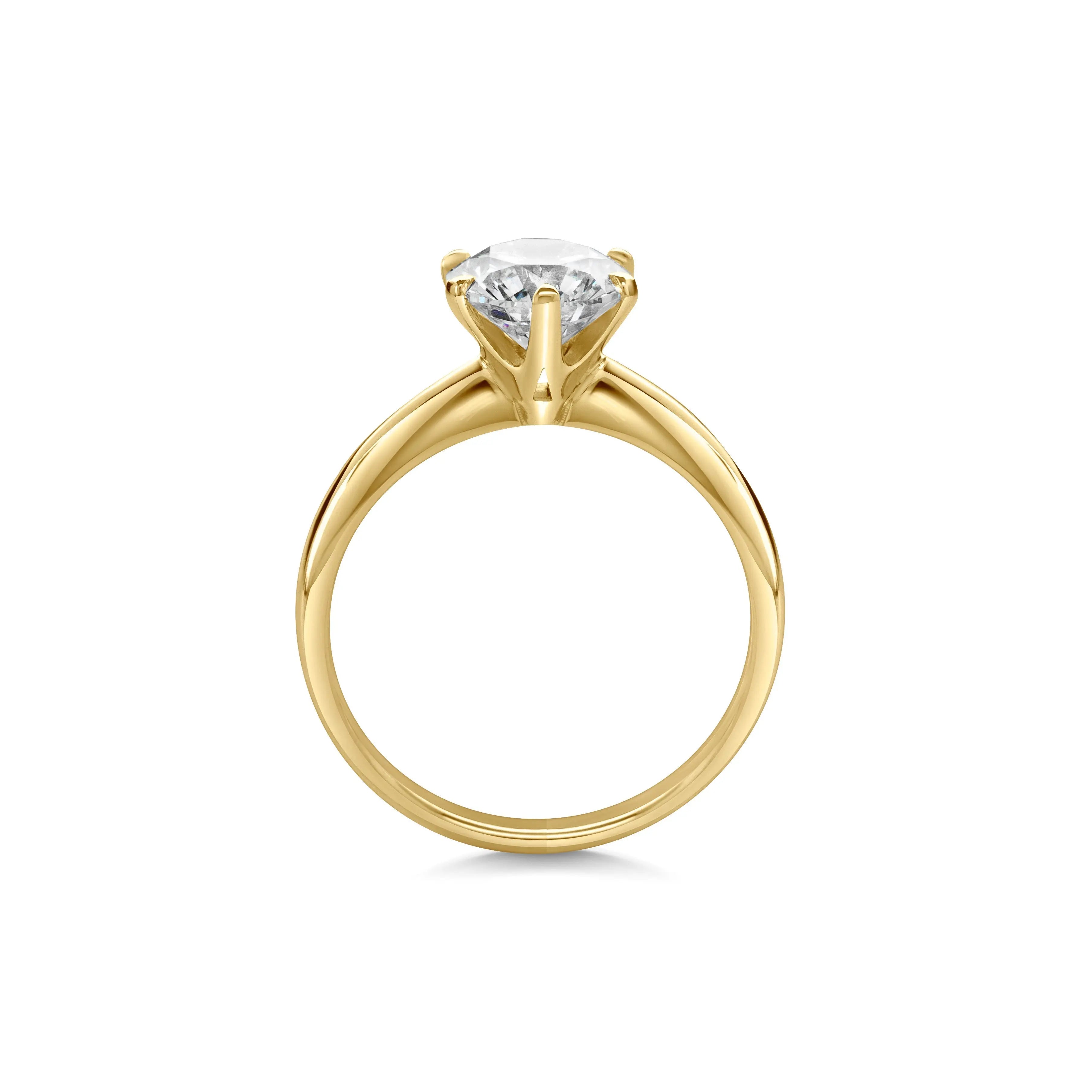 The Pure Solitaire Ring