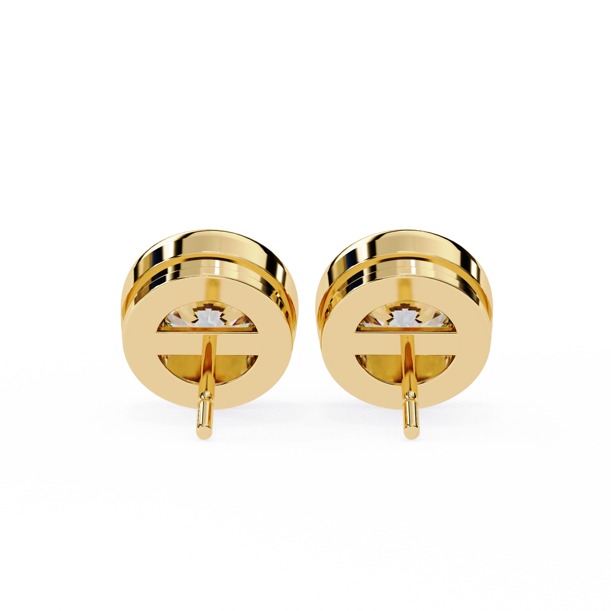 The Luxe Bezel Earrings