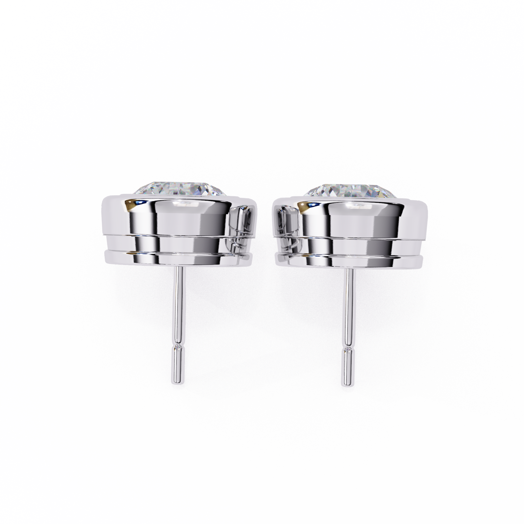 The Luxe Bezel Earrings