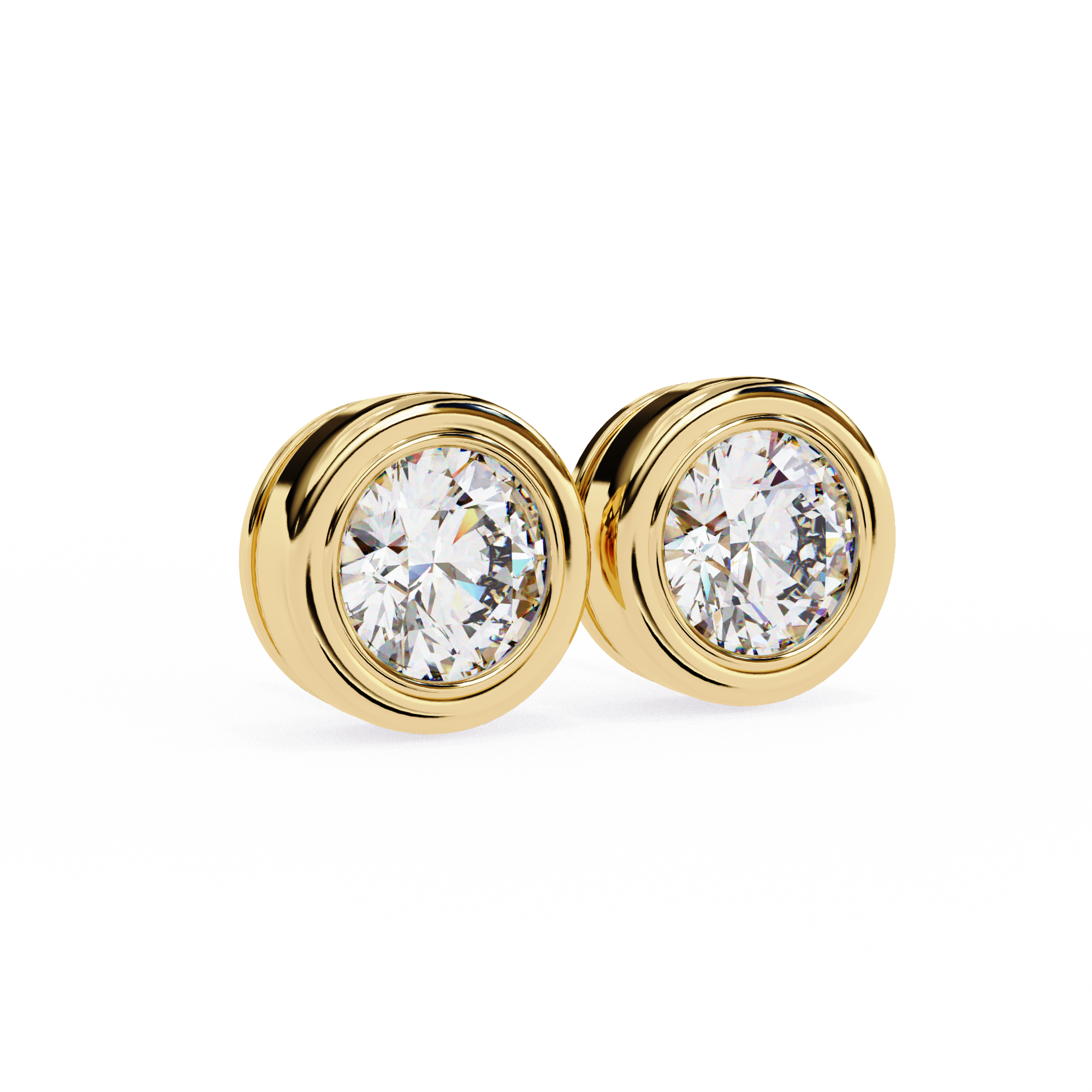 The Luxe Bezel Earrings