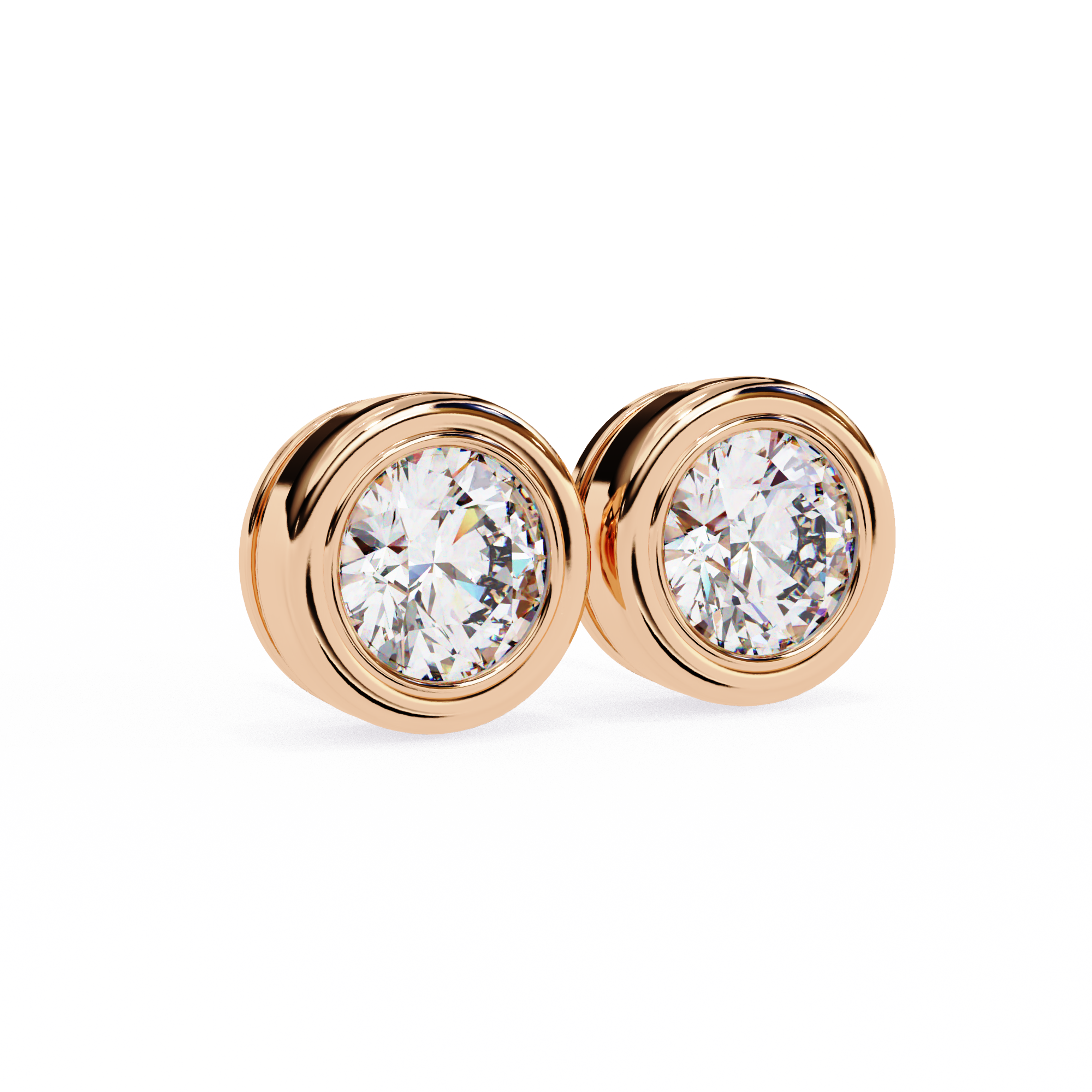 The Luxe Bezel Earrings