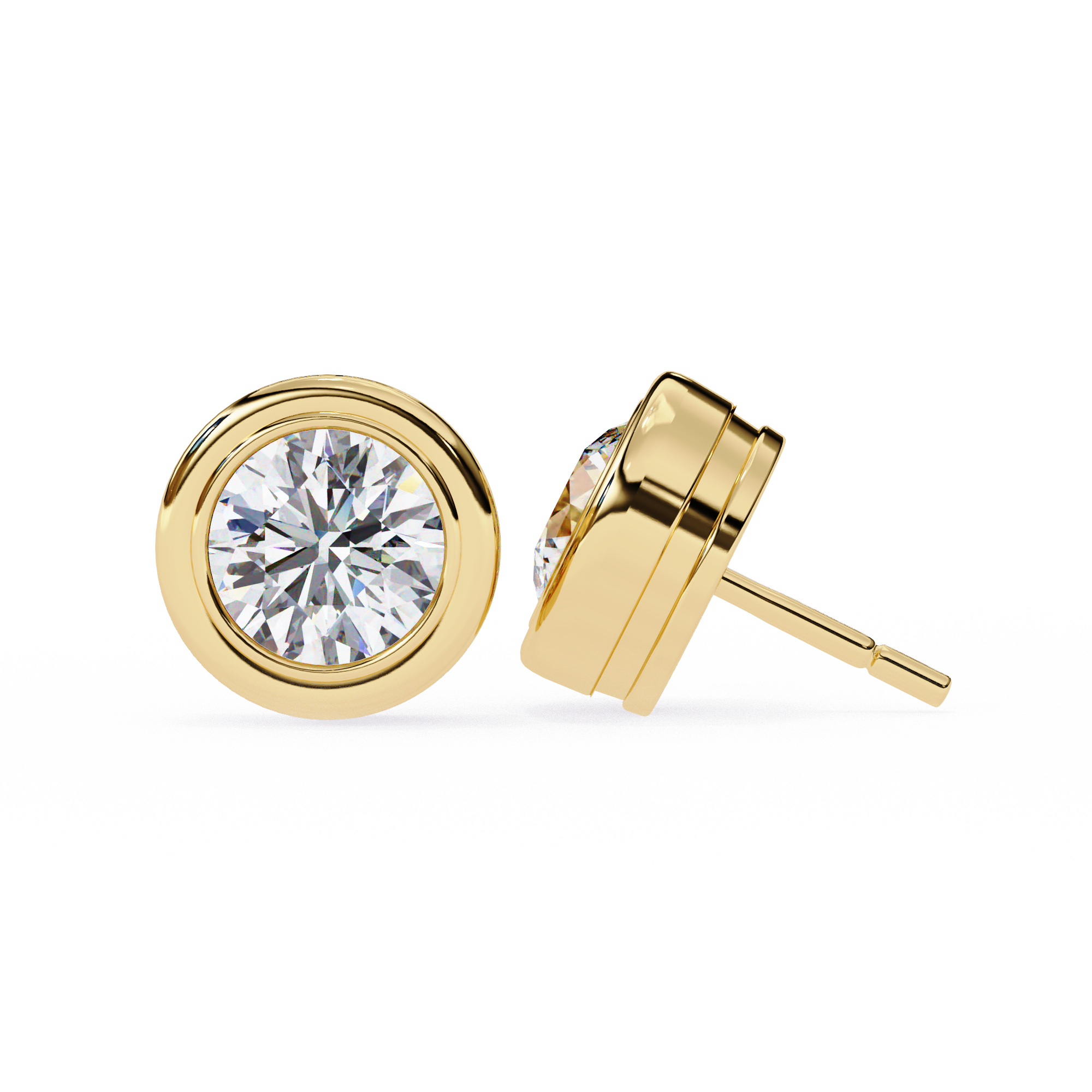 The Luxe Bezel Earrings