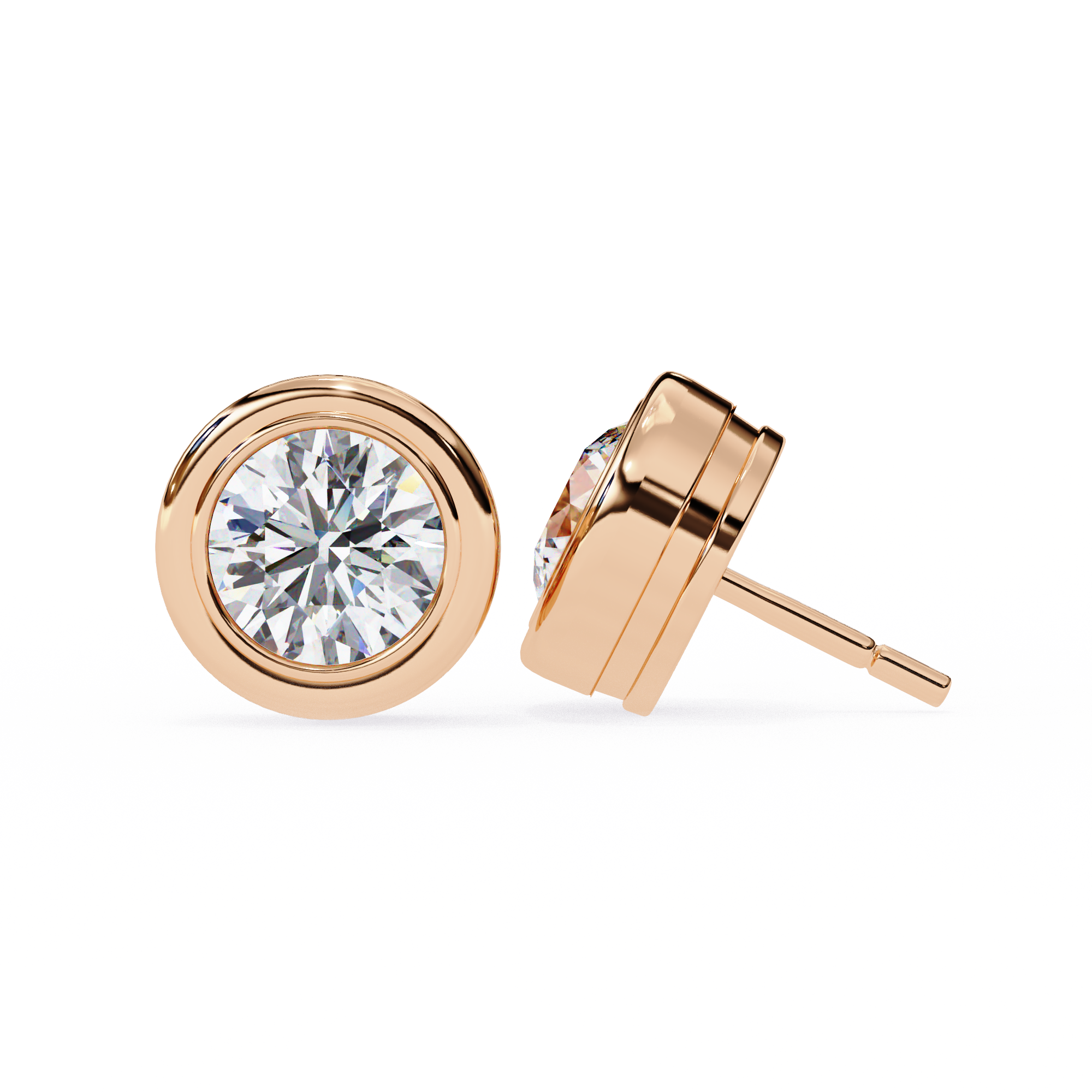 The Luxe Bezel Earrings