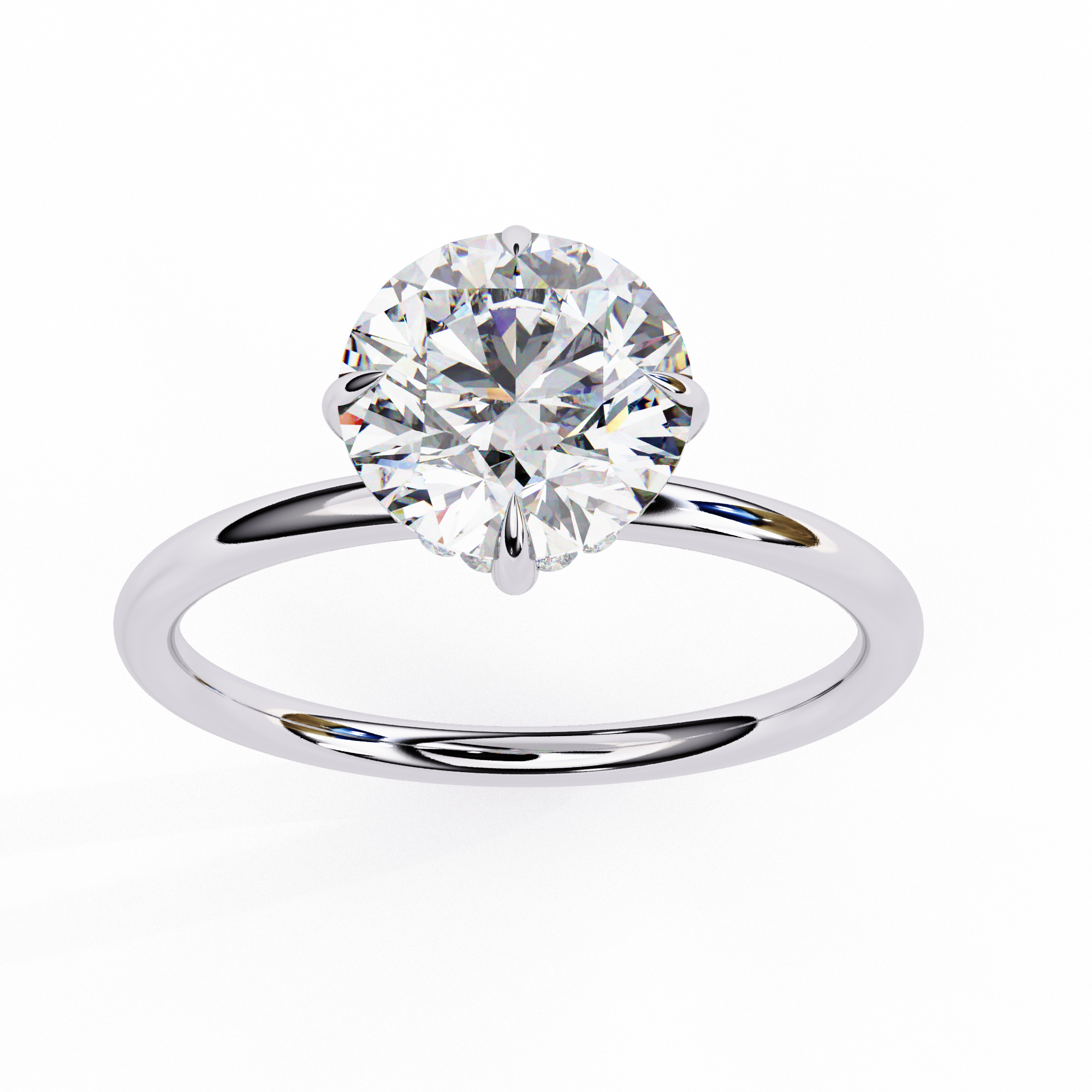 The Forever Solitaire Ring