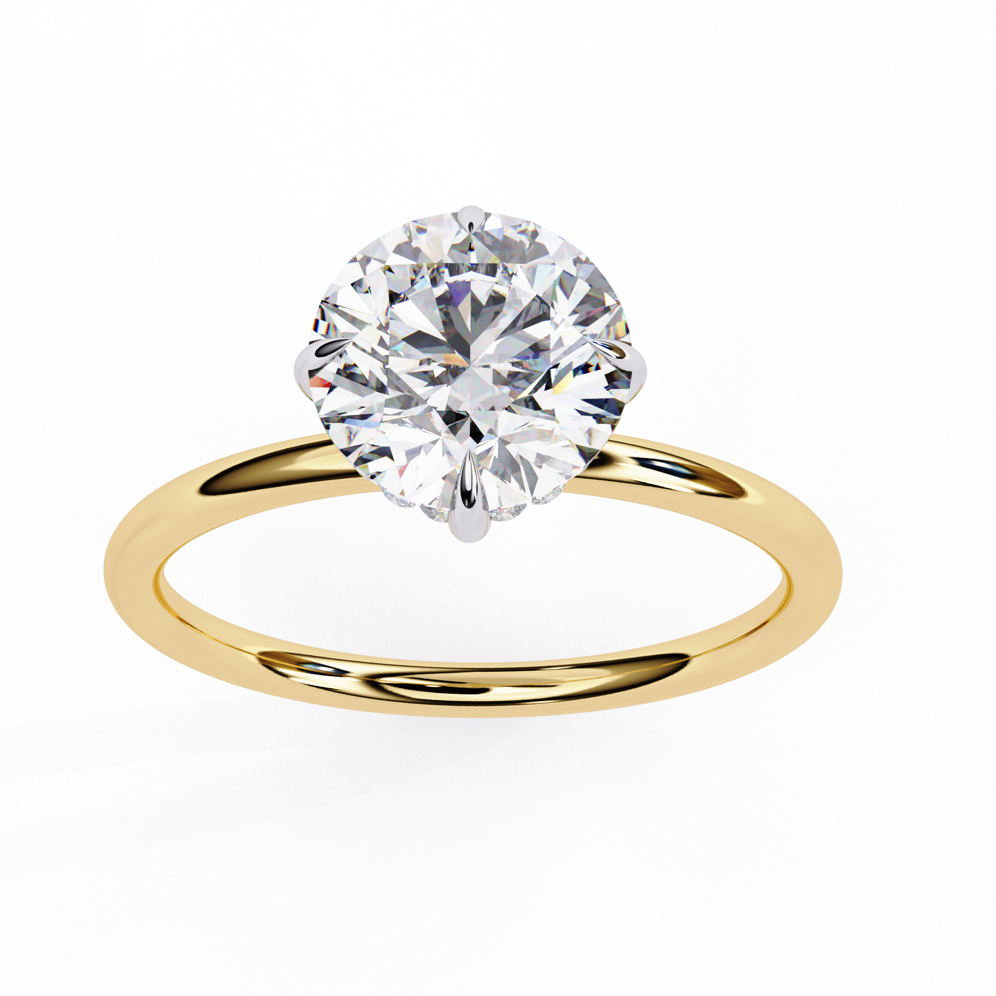 The Forever Solitaire Ring
