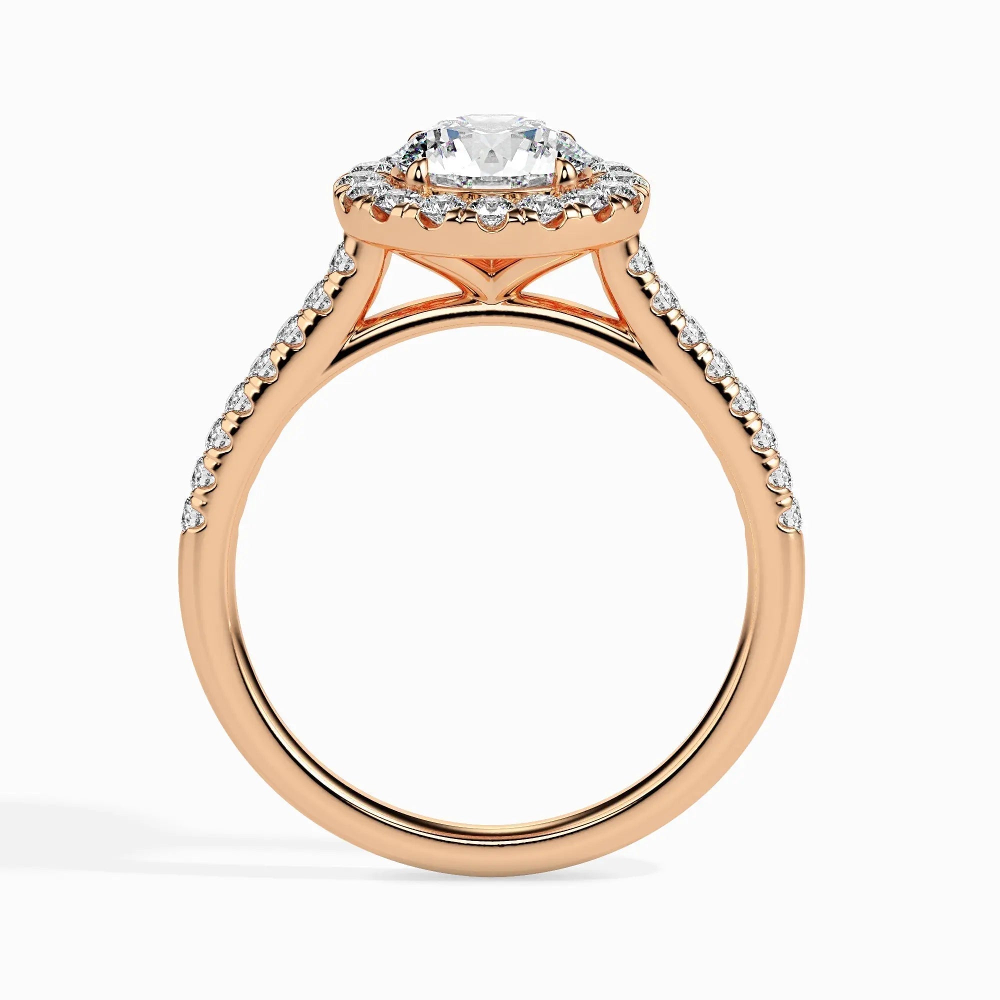 The Regal Halo Ring