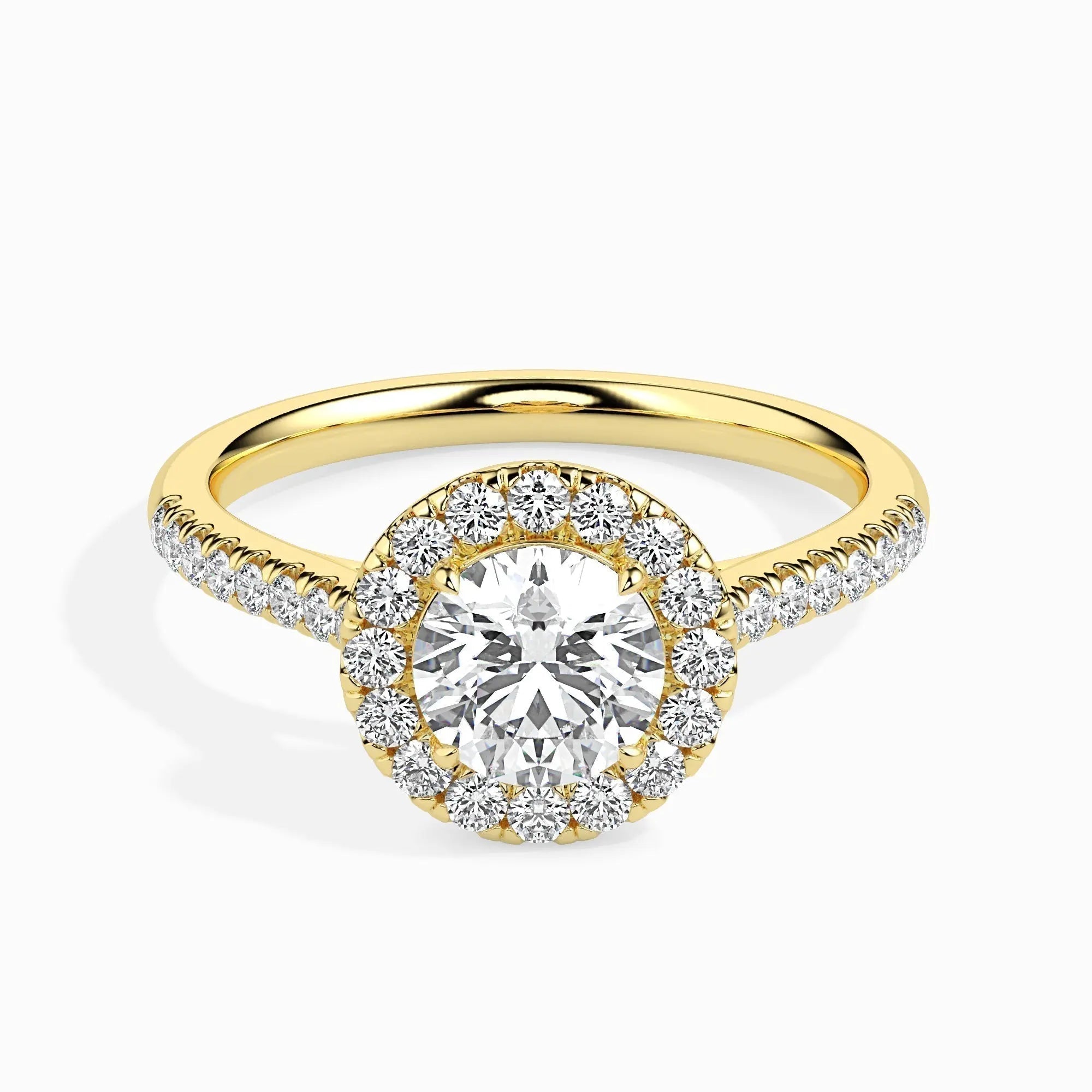The Regal Halo Ring
