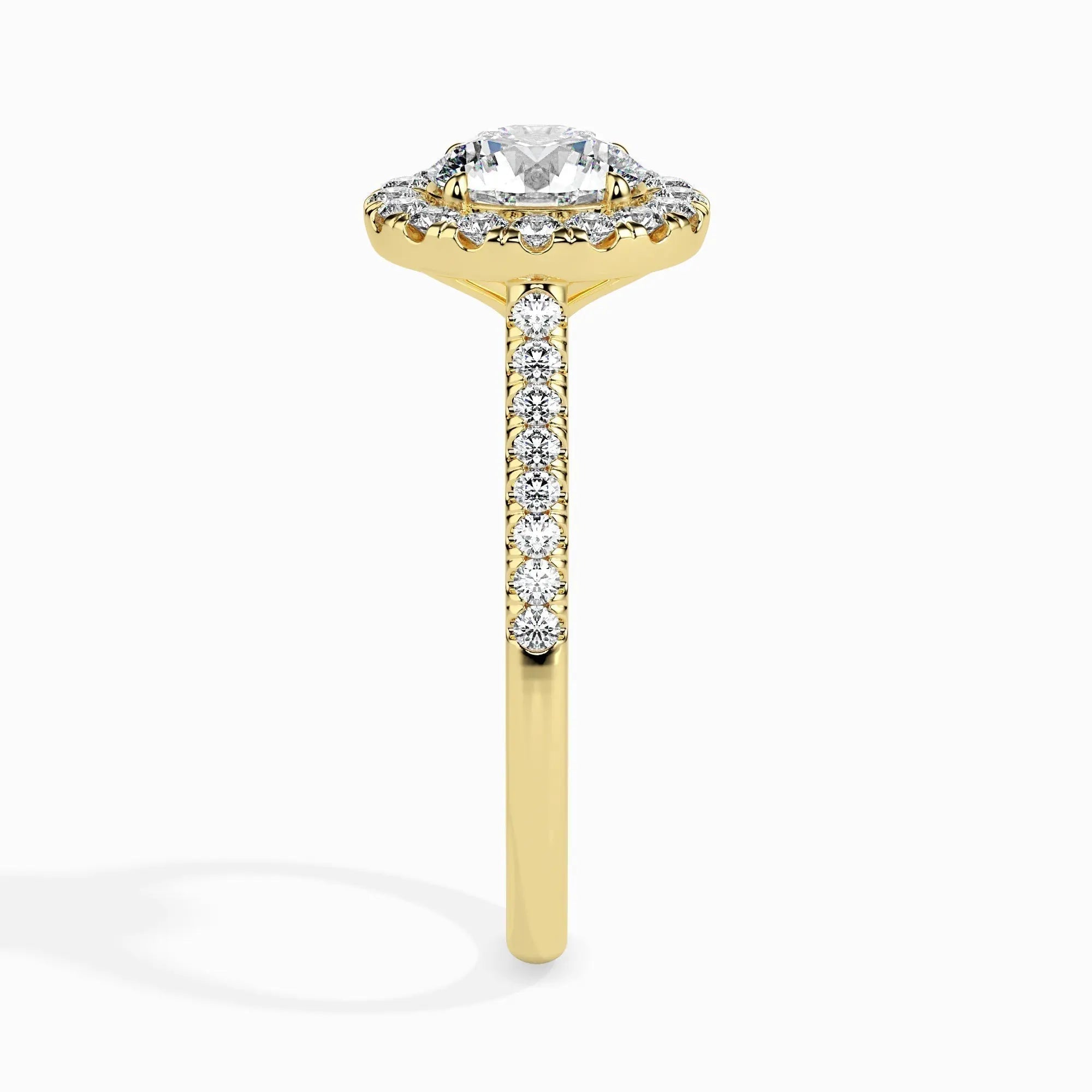 The Regal Halo Ring