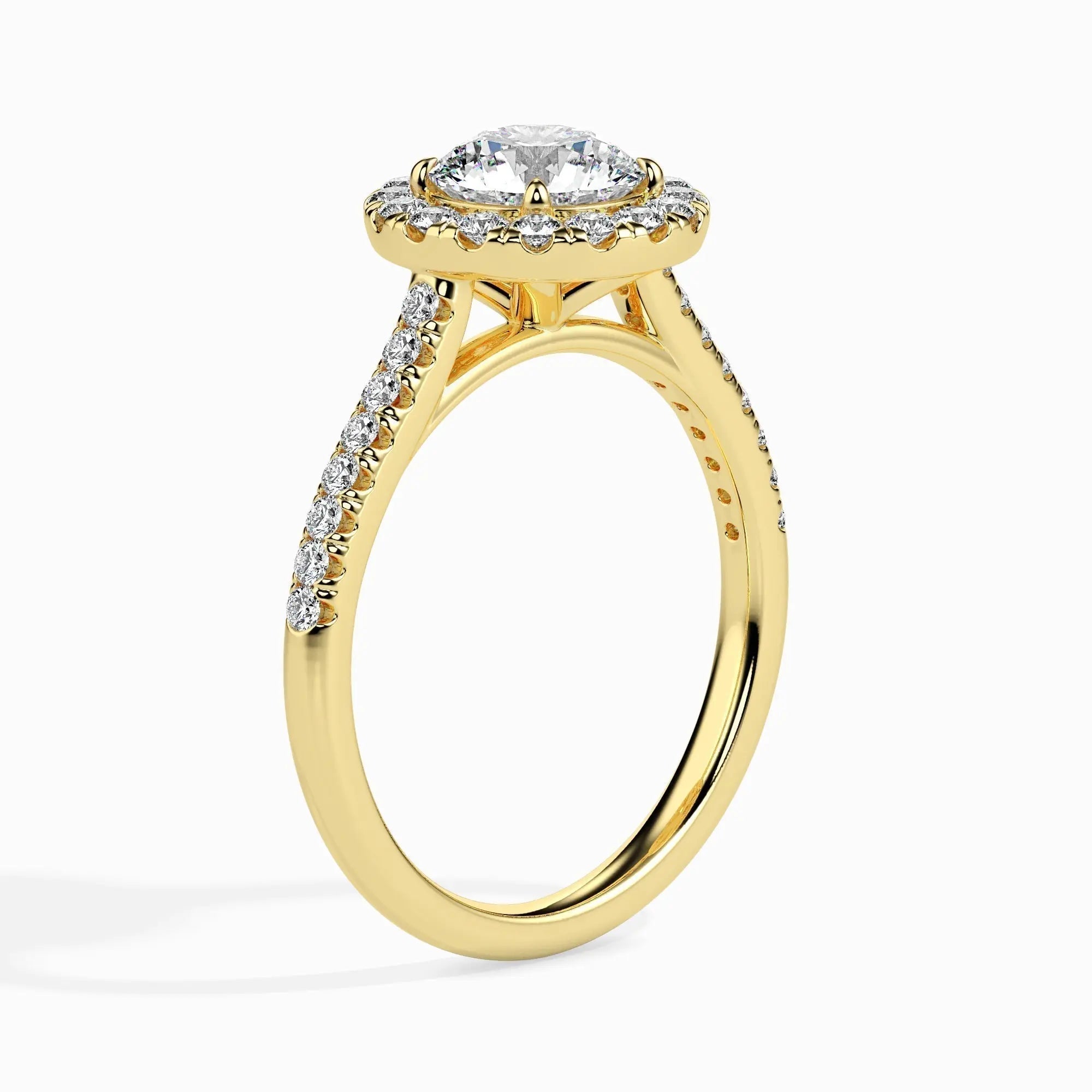 The Regal Halo Ring