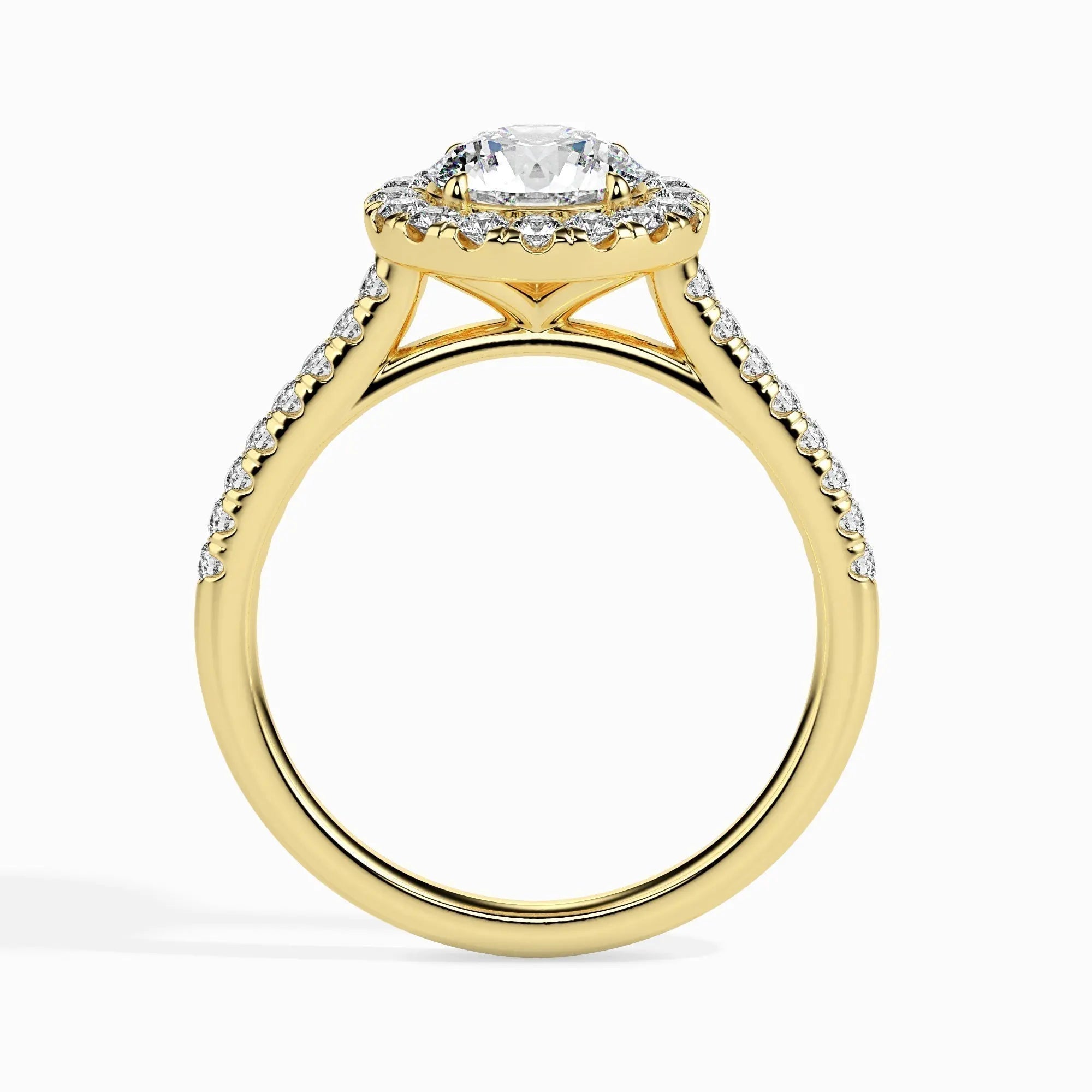The Regal Halo Ring