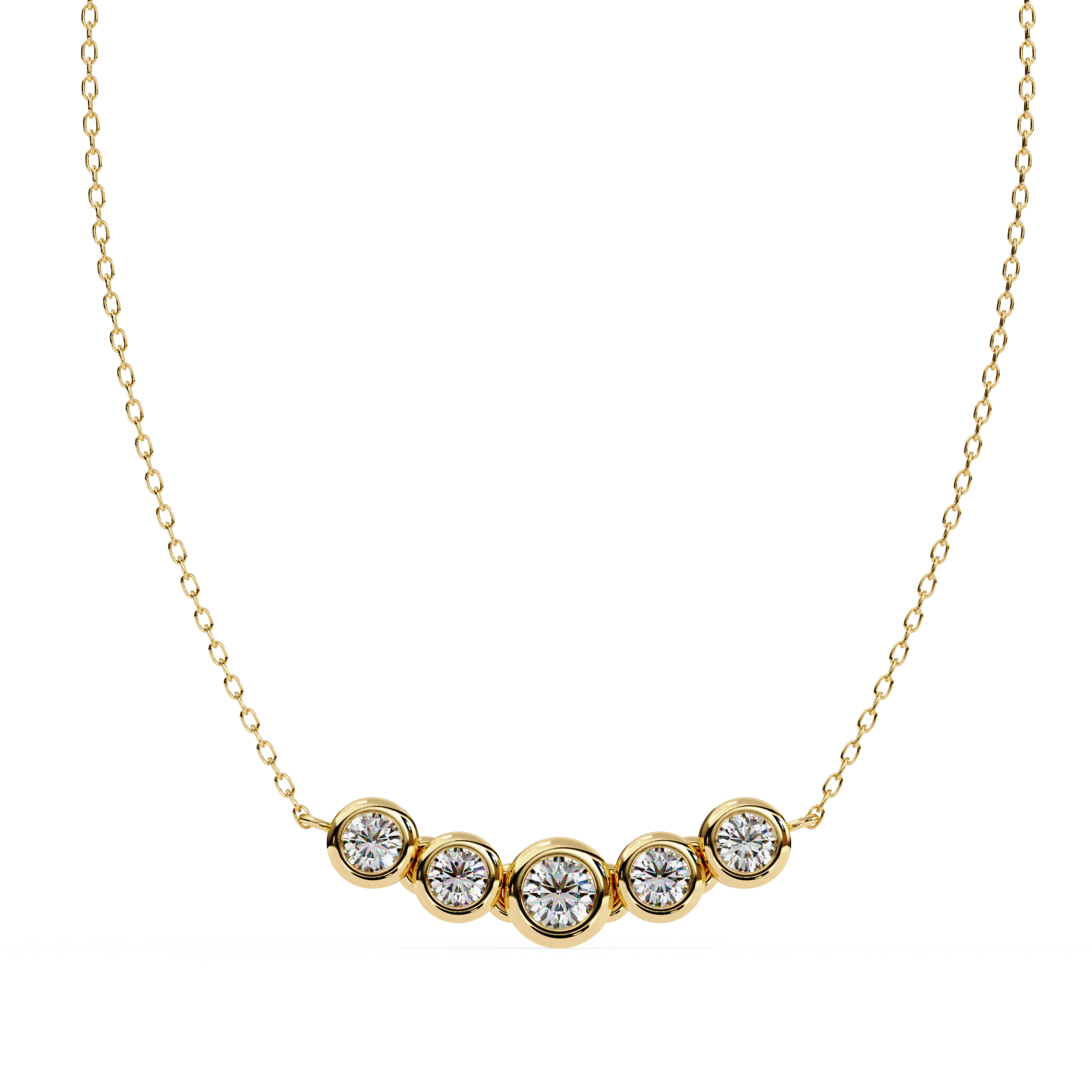 The Five Bezel Pendant