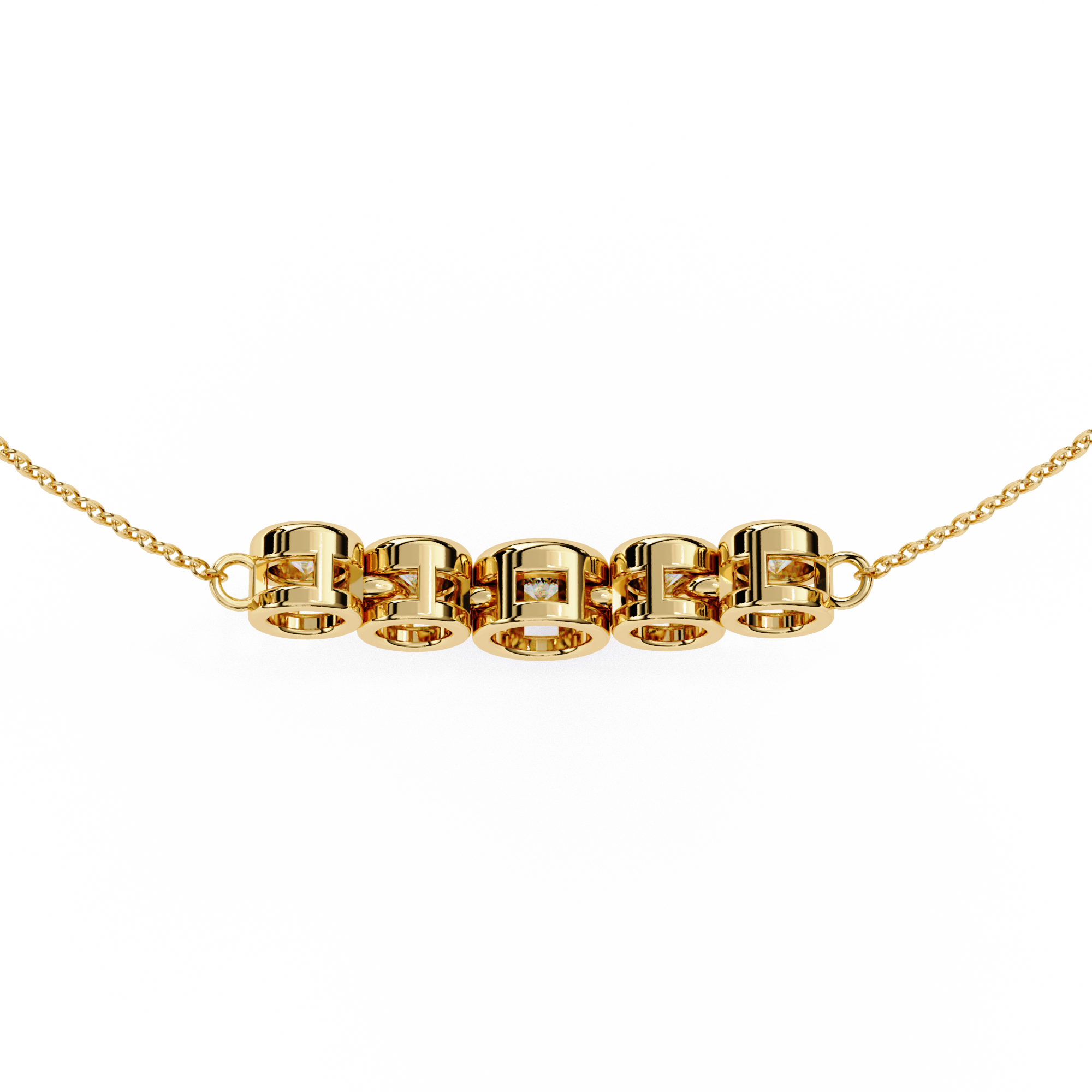 The Five Bezel Pendant