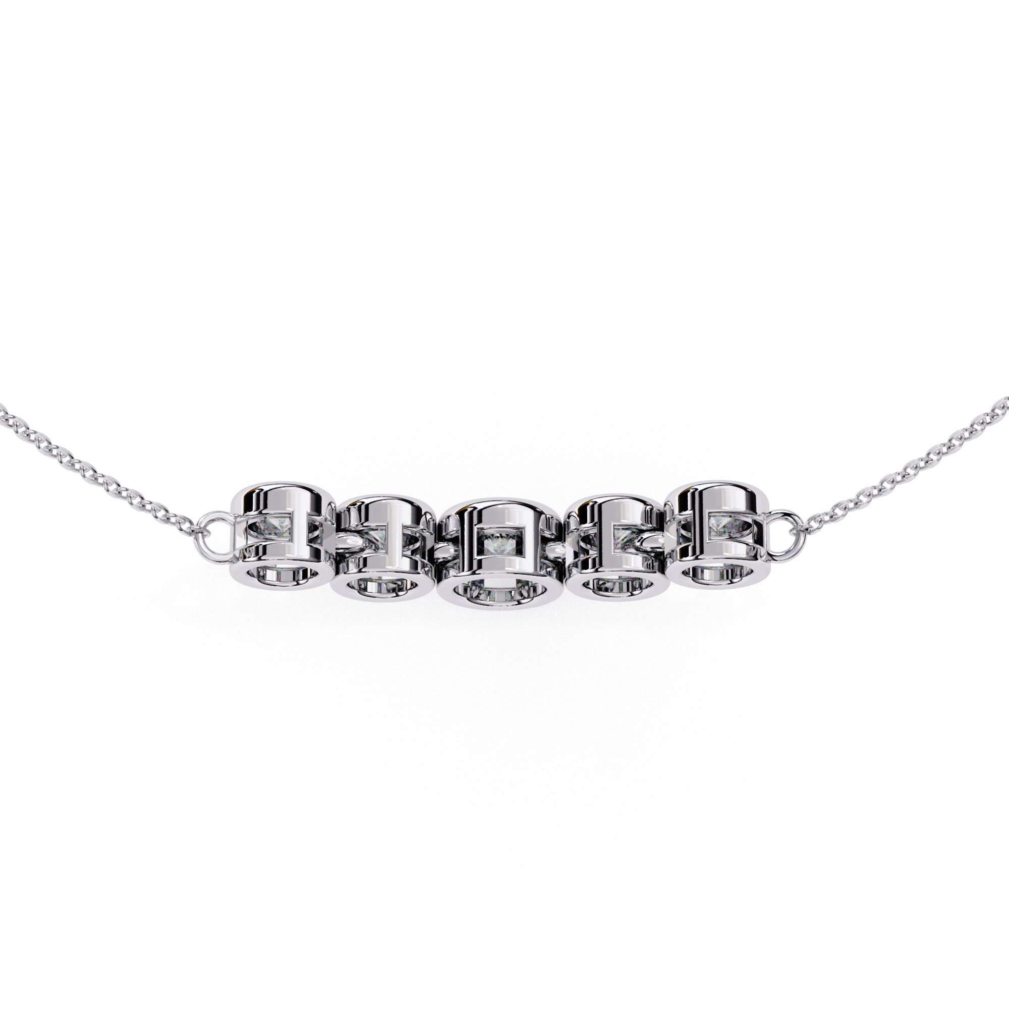 The Five Bezel Pendant