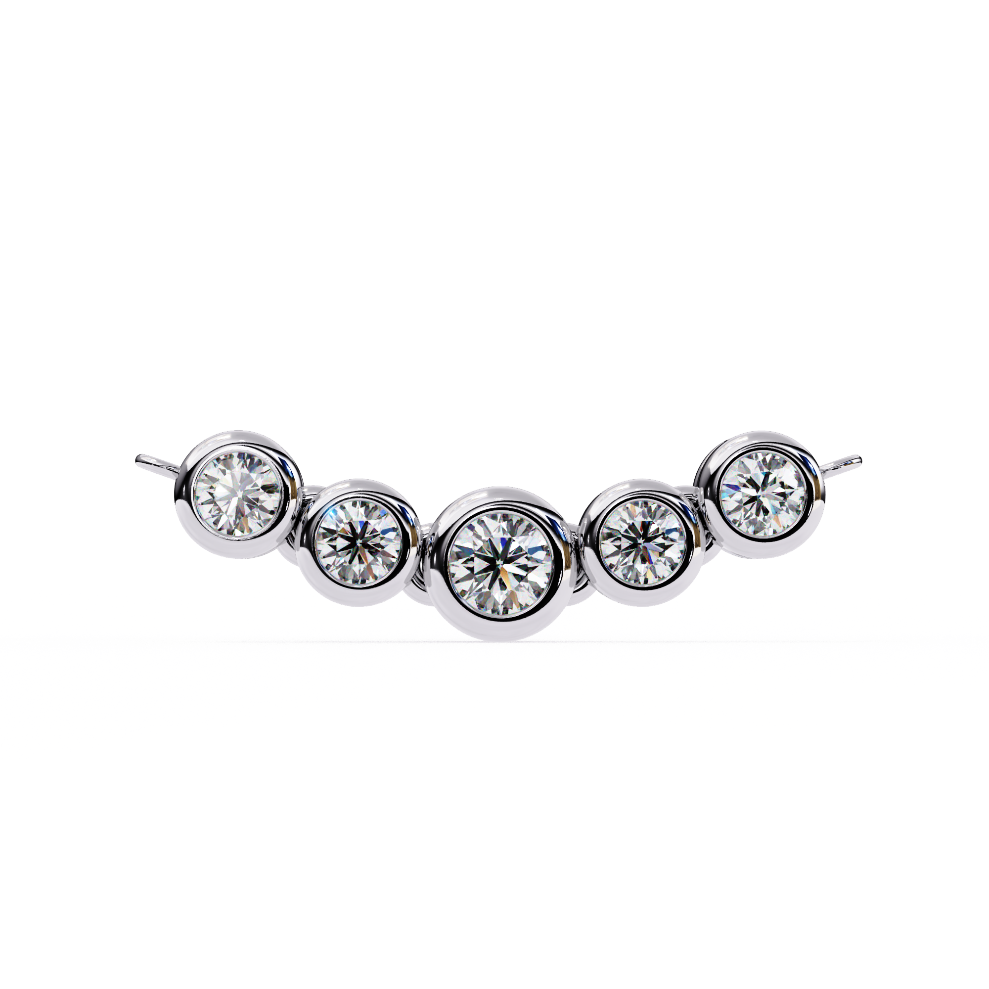 The Five Bezel Pendant