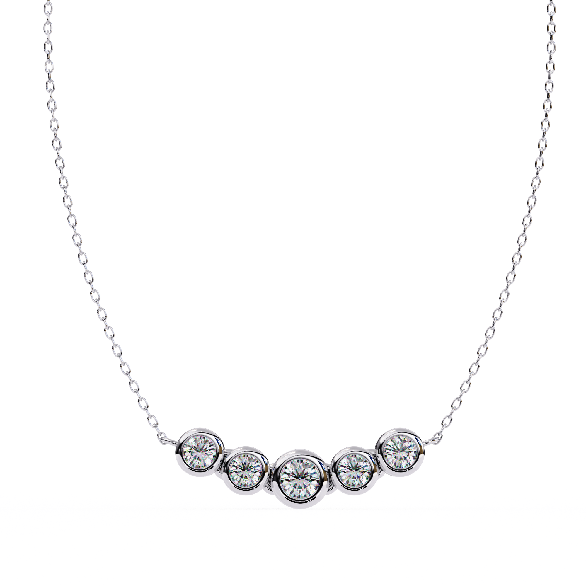 The Five Bezel Pendant