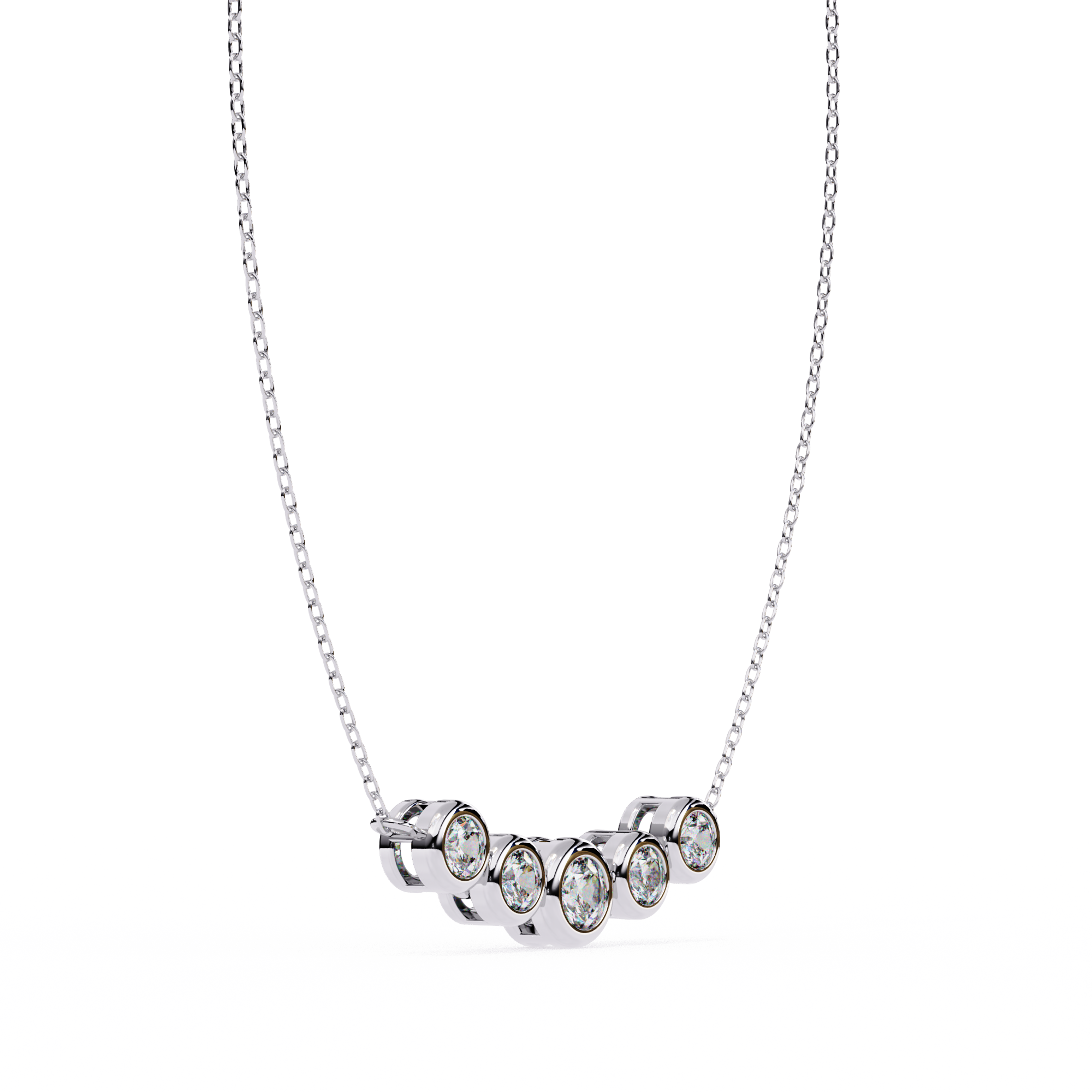 The Five Bezel Pendant