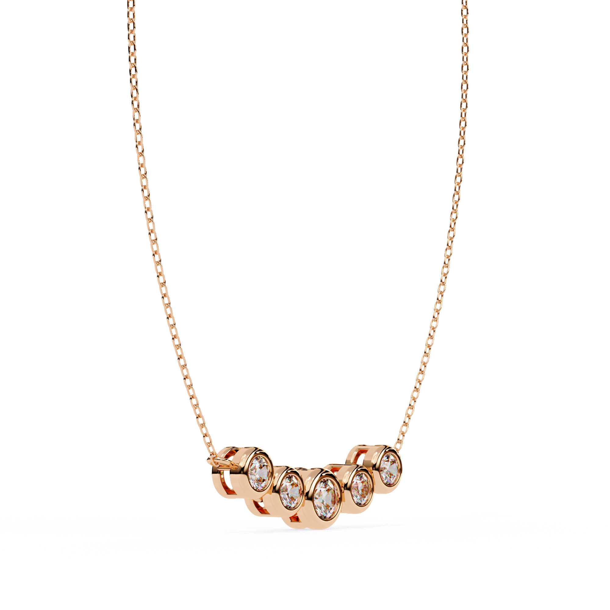 The Five Bezel Pendant