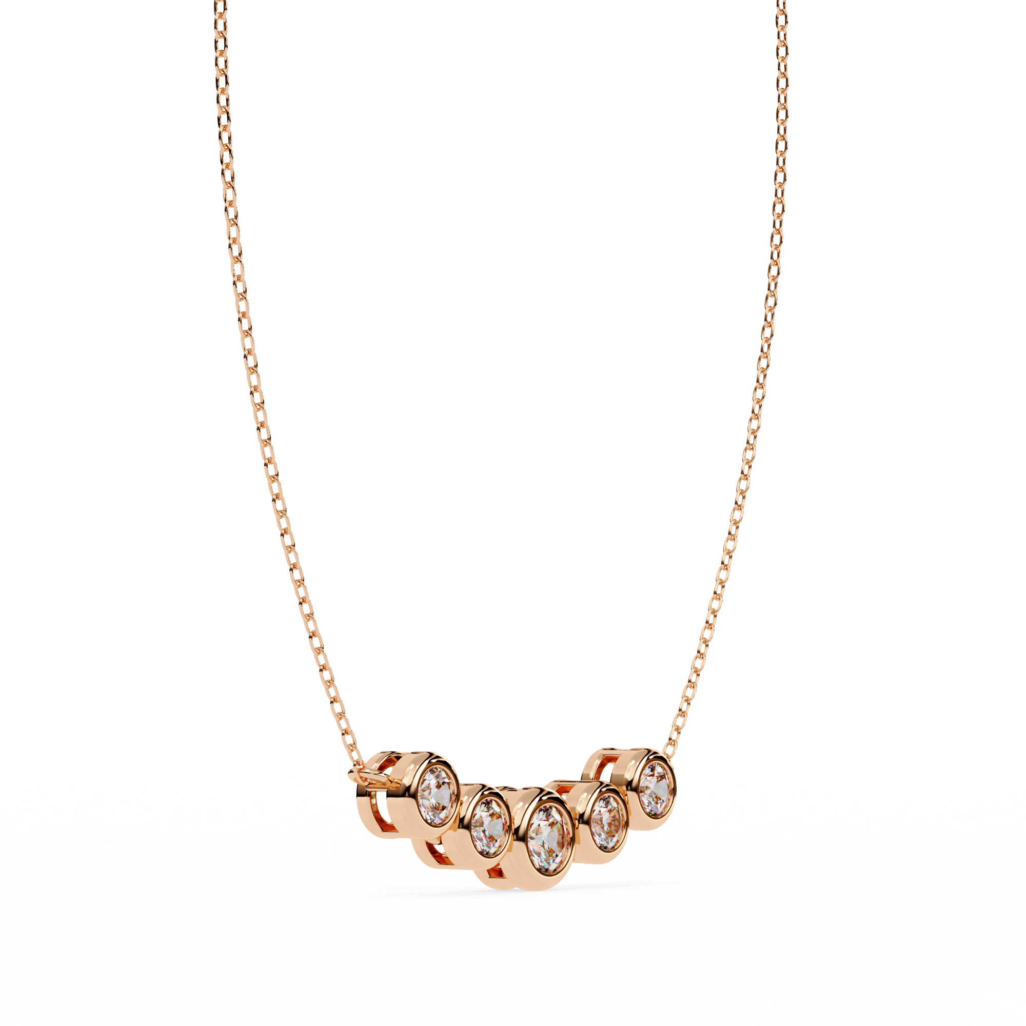 The Five Bezel Pendant