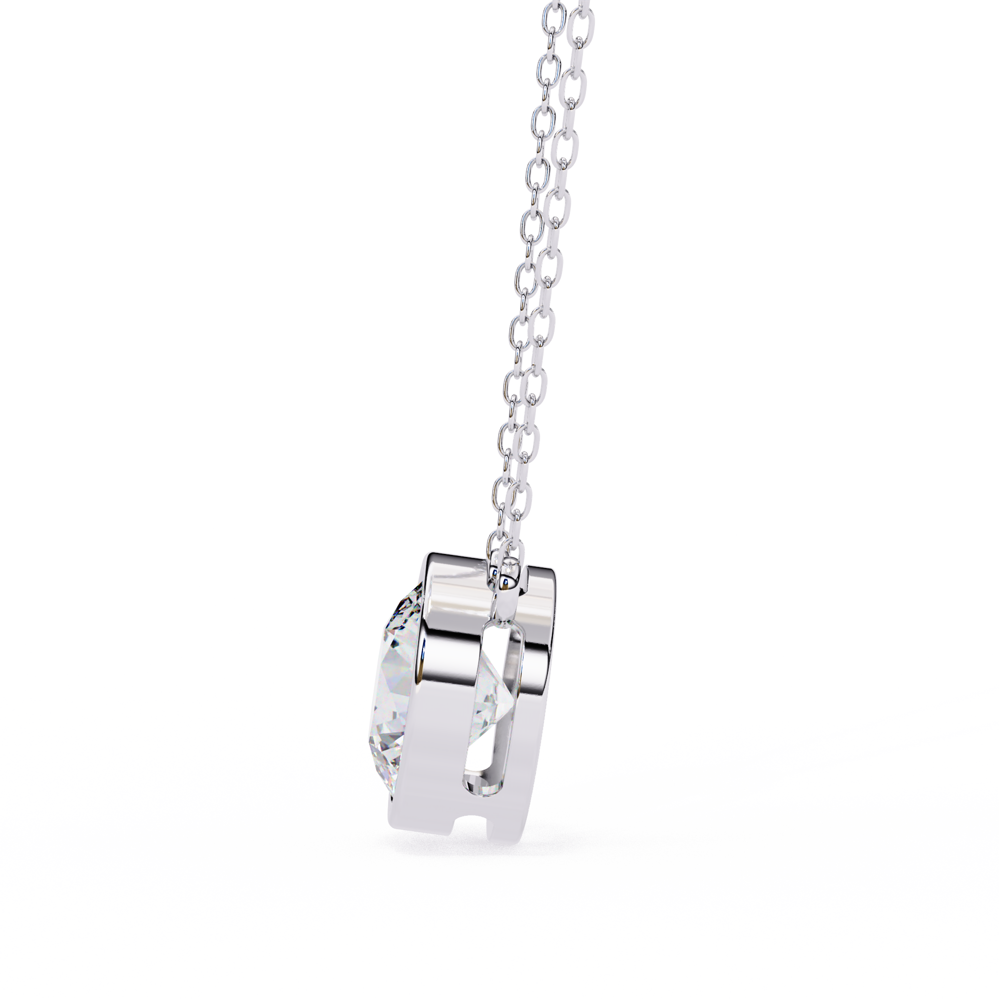 The Solitaire Gleam Pendant