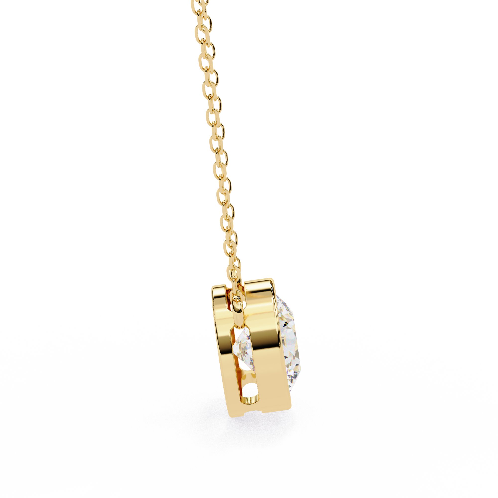 The Solitaire Gleam Pendant