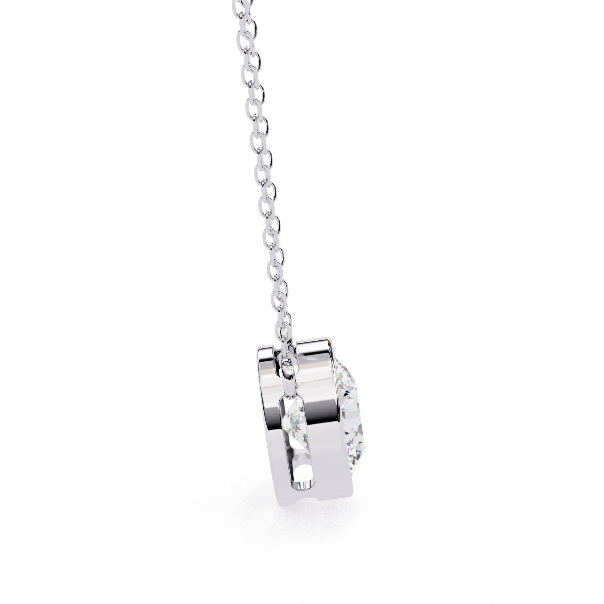The Solitaire Gleam Pendant