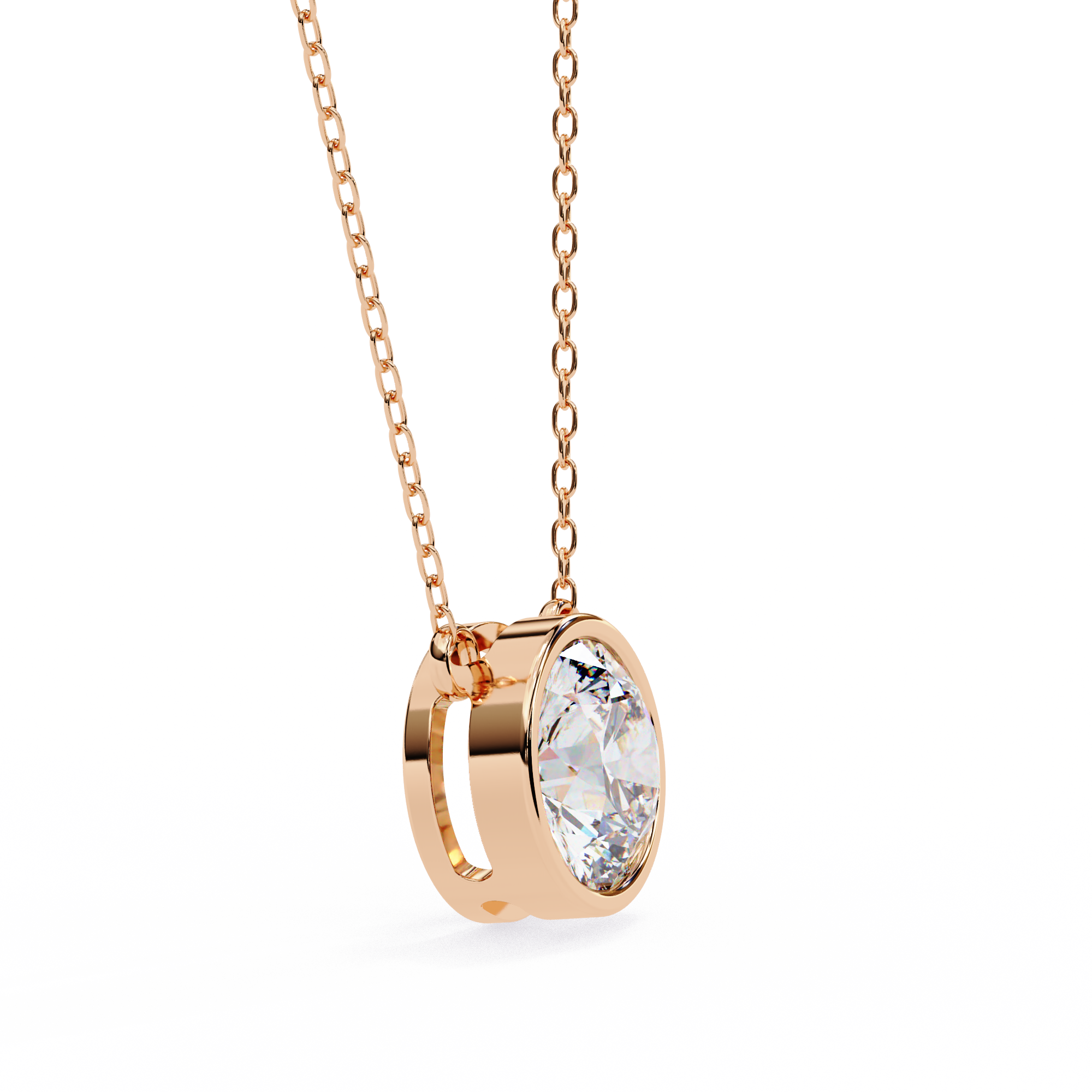 The Solitaire Gleam Pendant