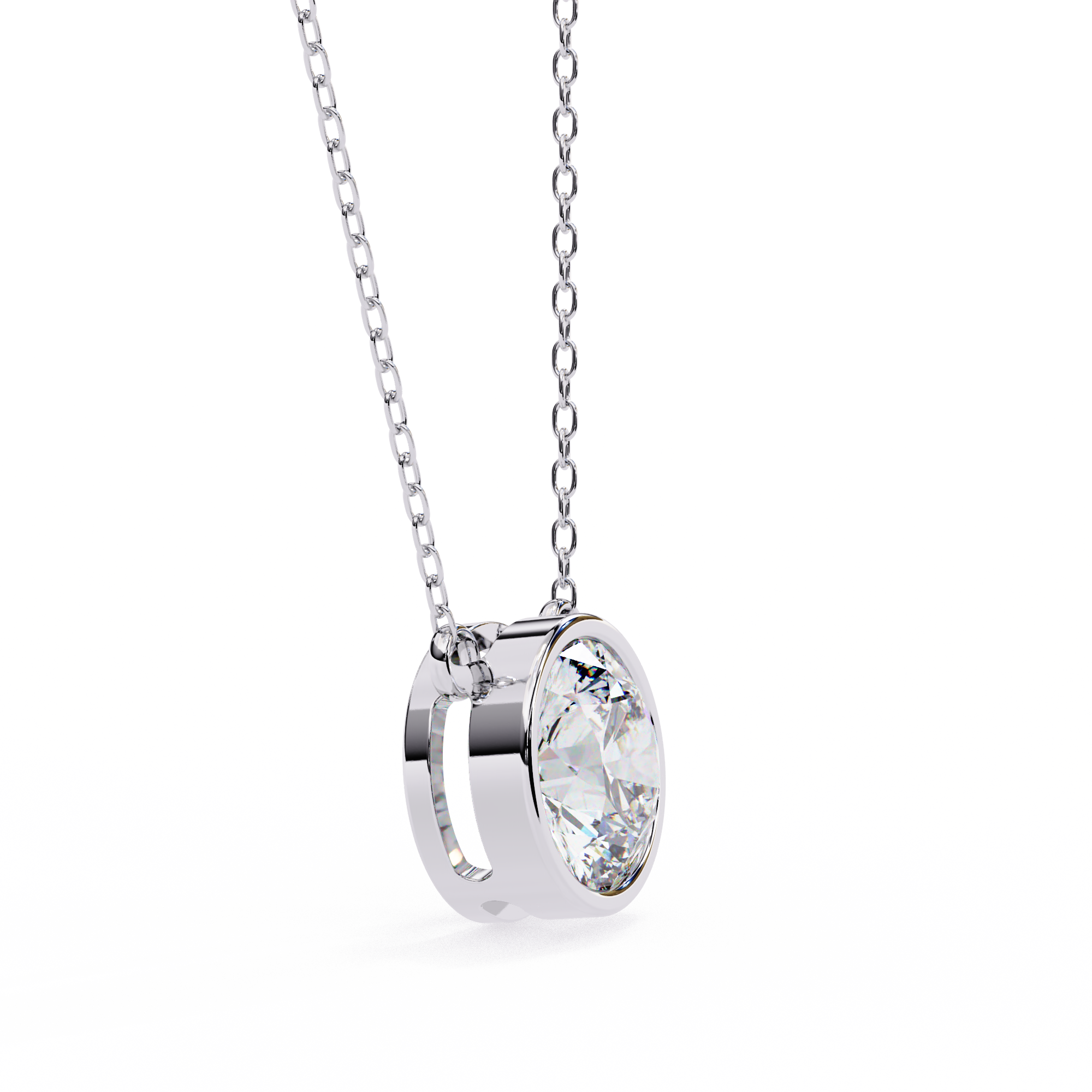The Solitaire Gleam Pendant