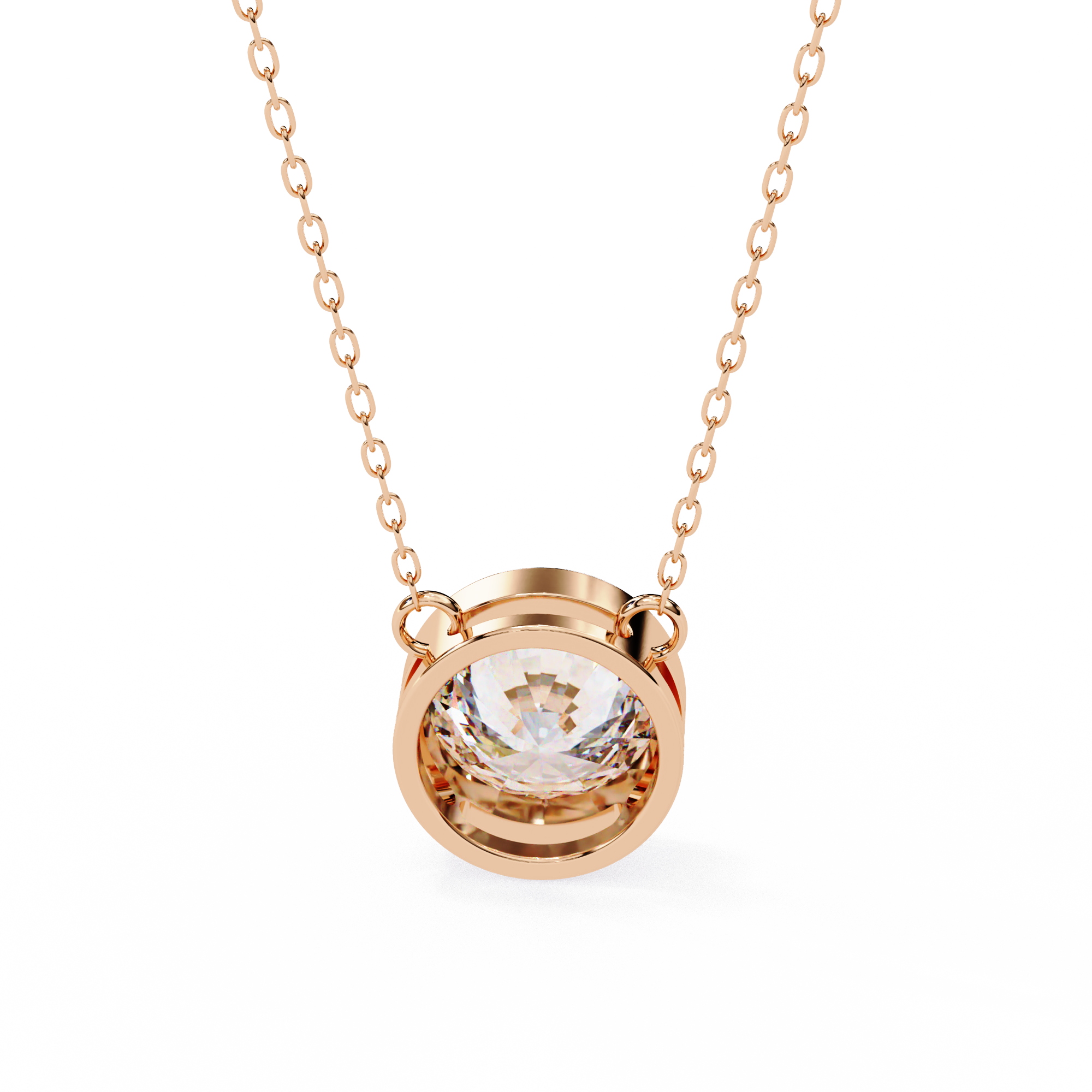 The Solitaire Gleam Pendant