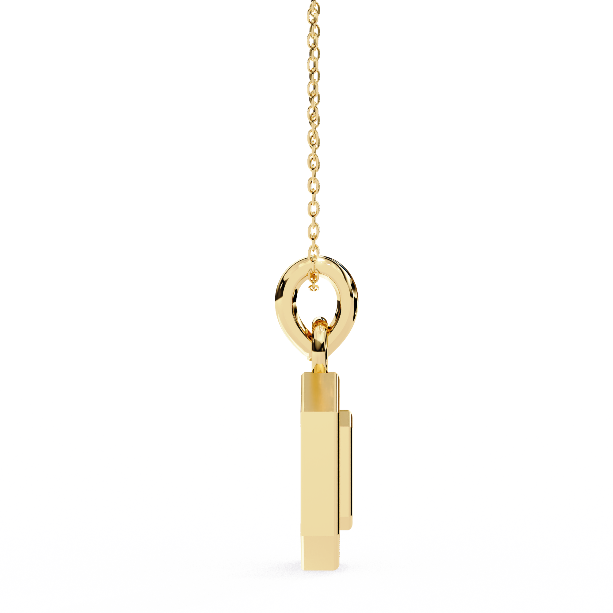 The Regal Rectangle Pendant