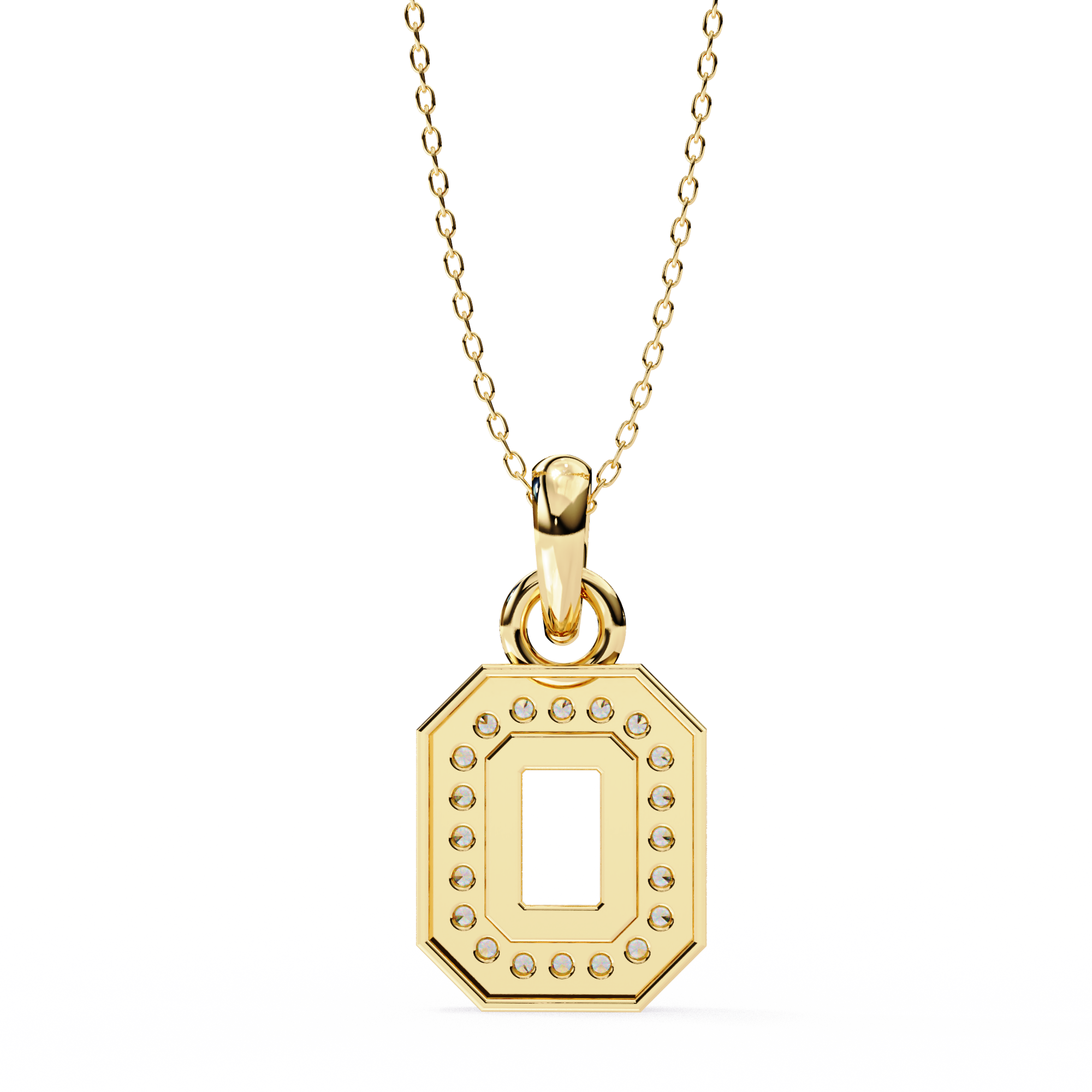The Regal Rectangle Pendant