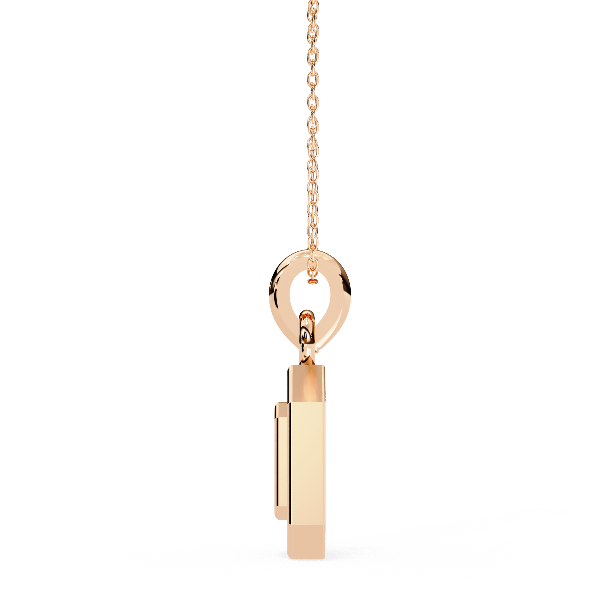 The Regal Rectangle Pendant