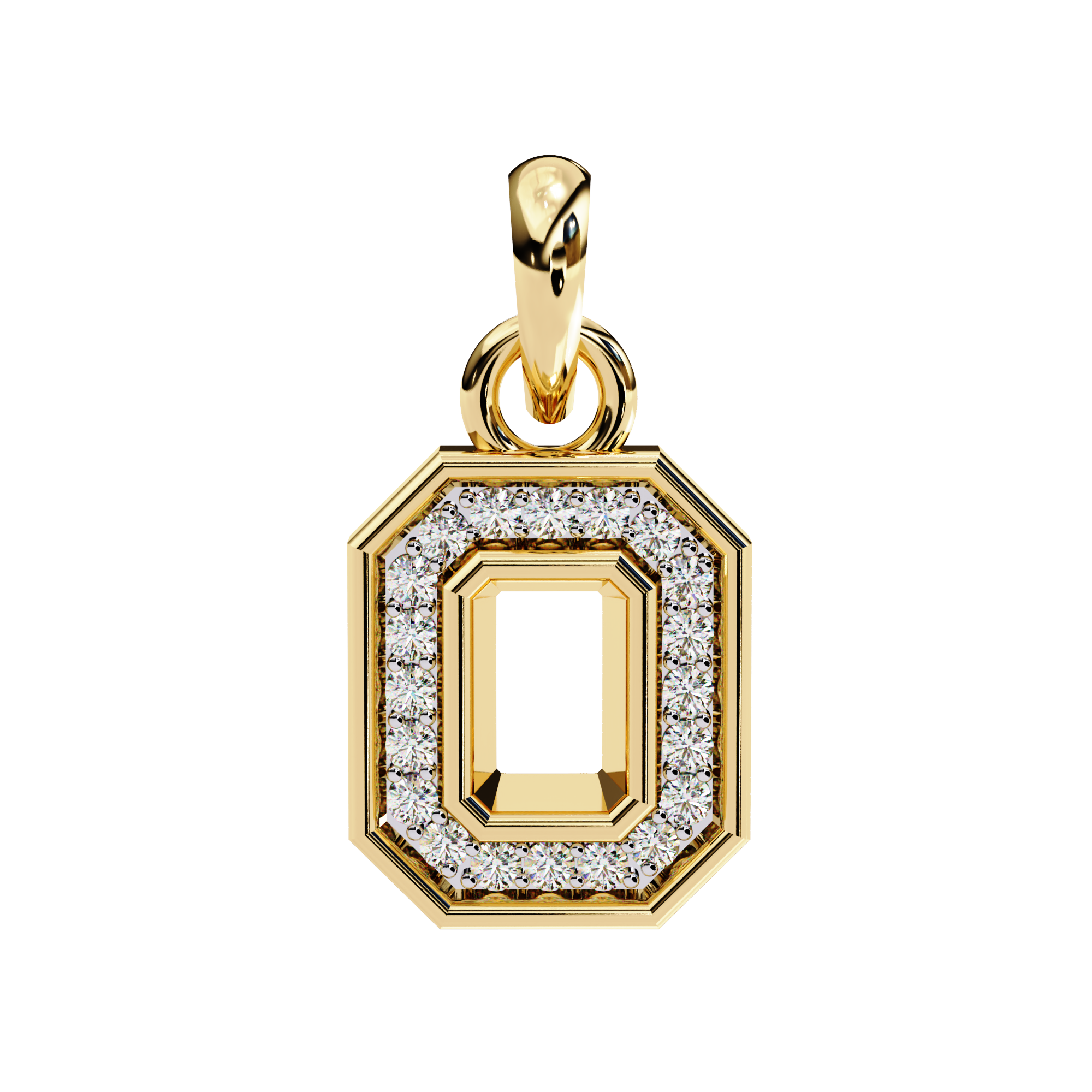 The Regal Rectangle Pendant