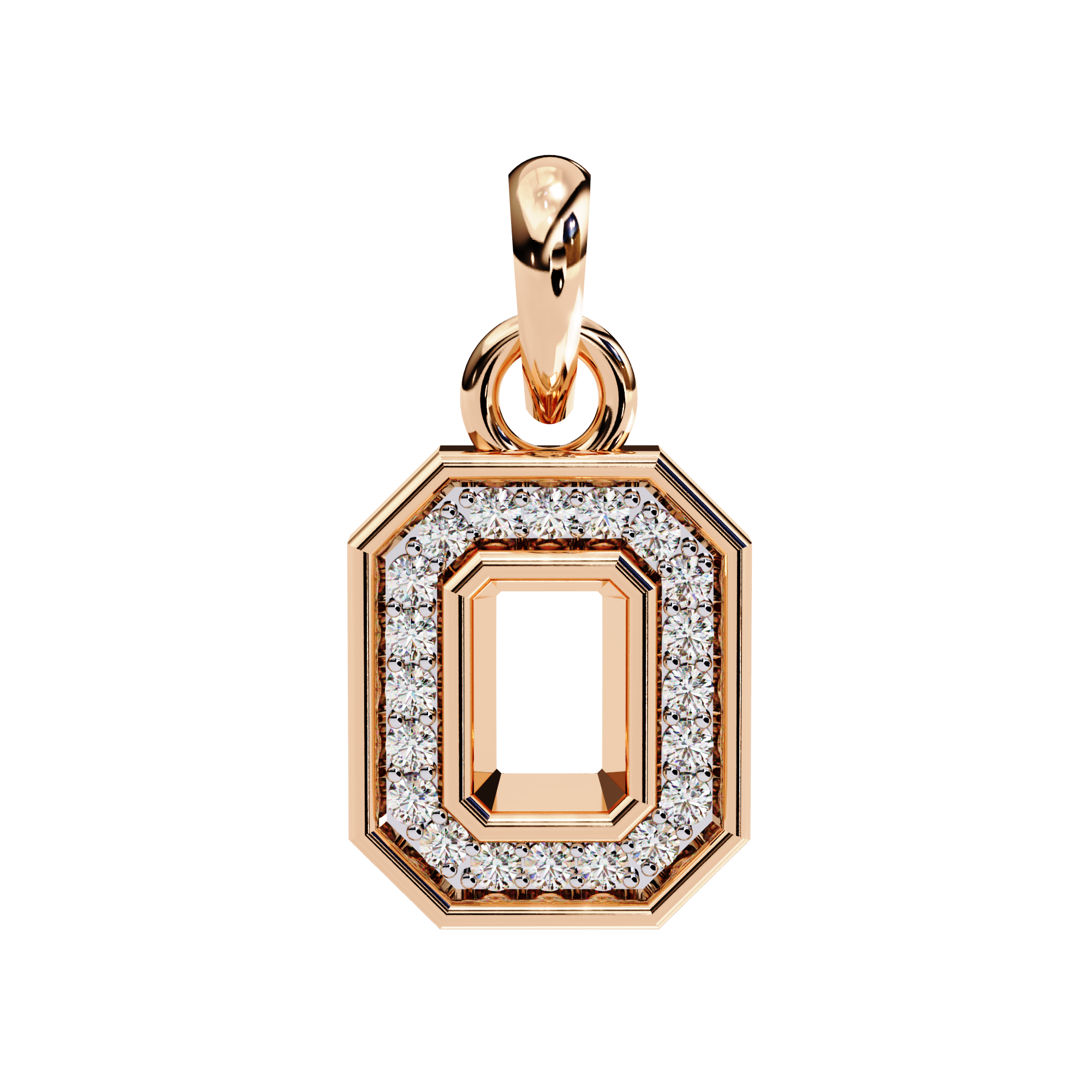 The Regal Rectangle Pendant