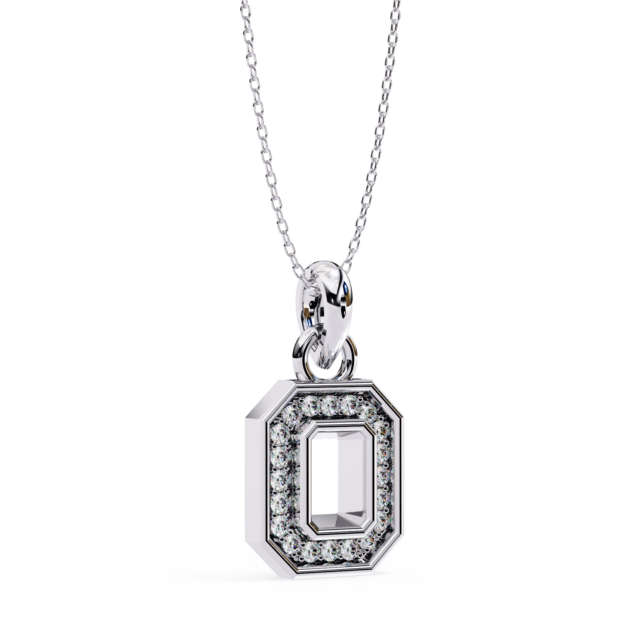 The Regal Rectangle Pendant