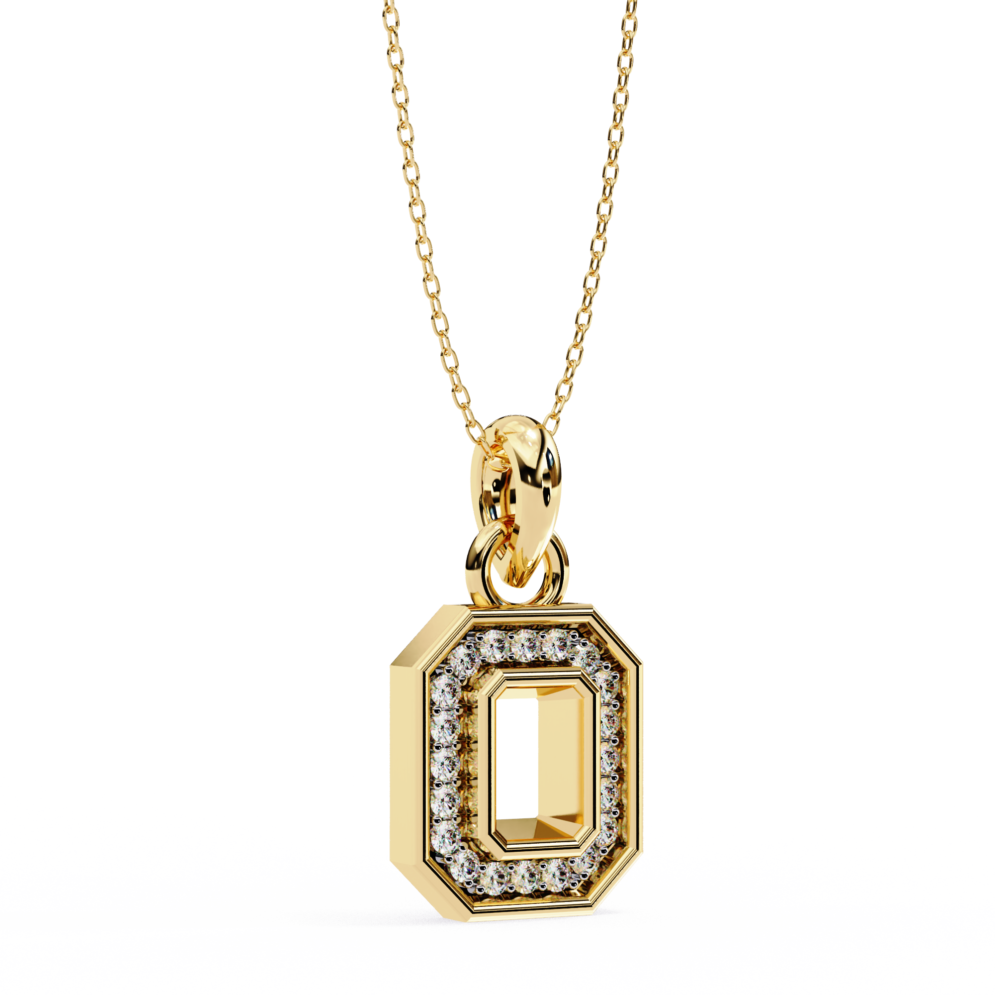 The Regal Rectangle Pendant