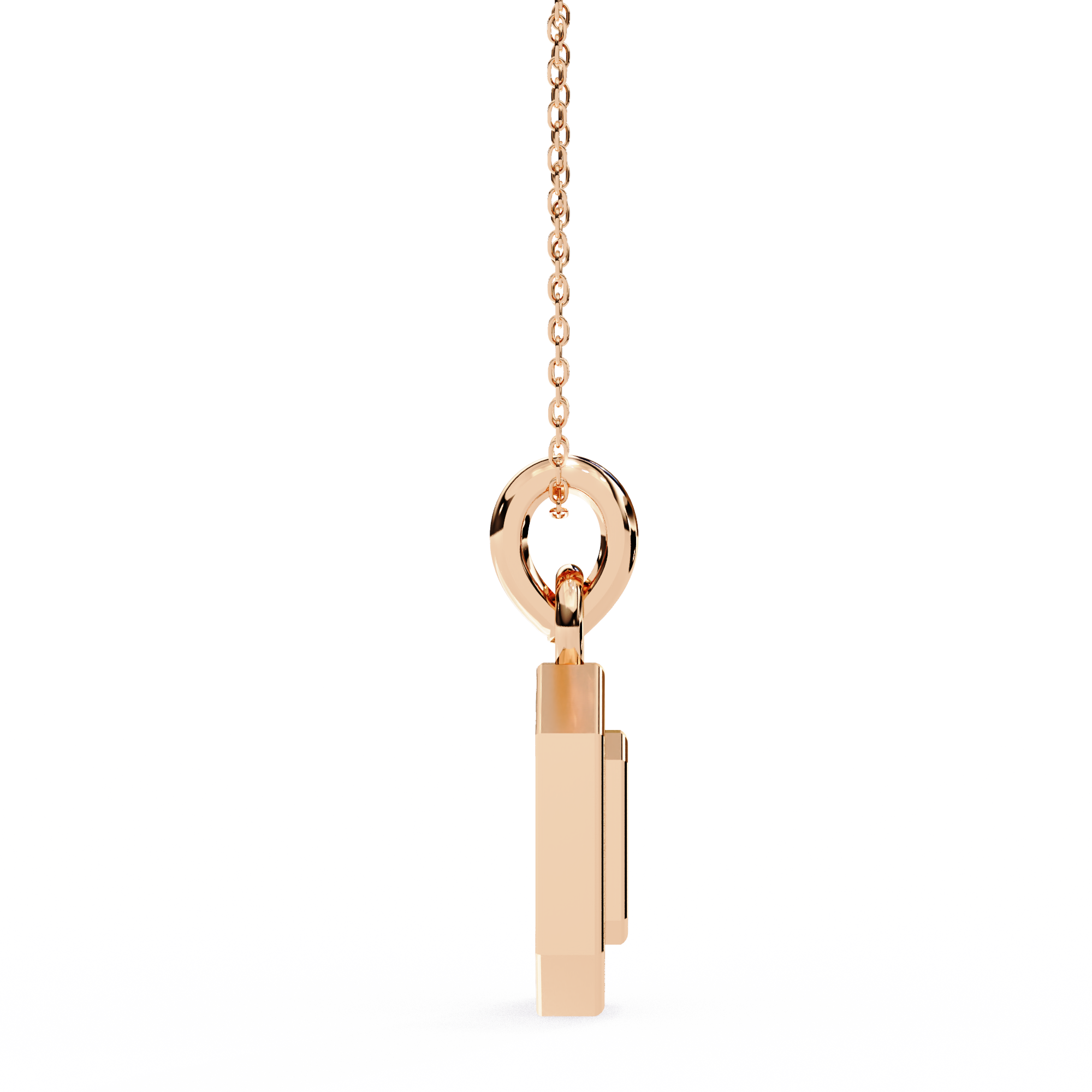 The Regal Rectangle Pendant