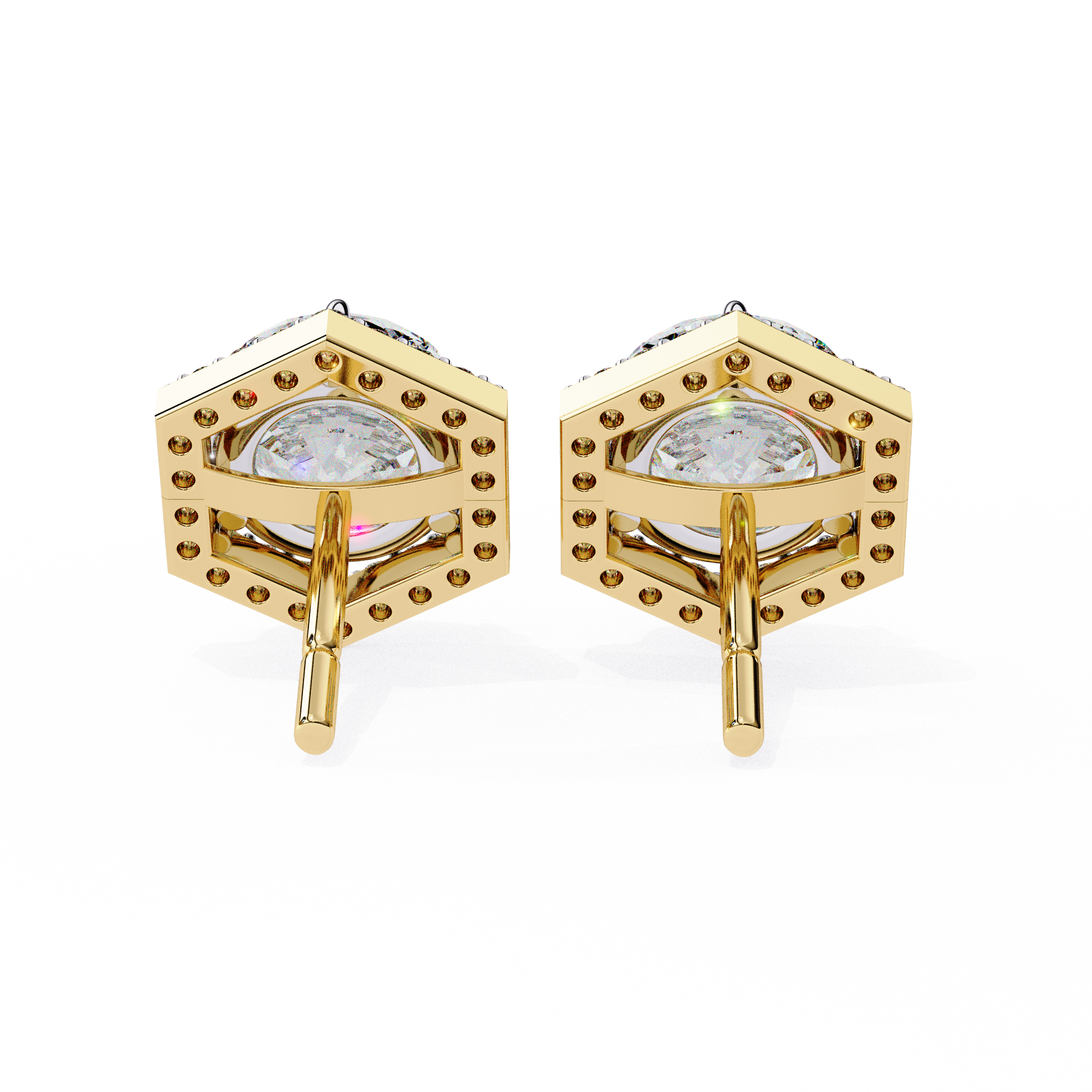 The Hexa Halo Earrings