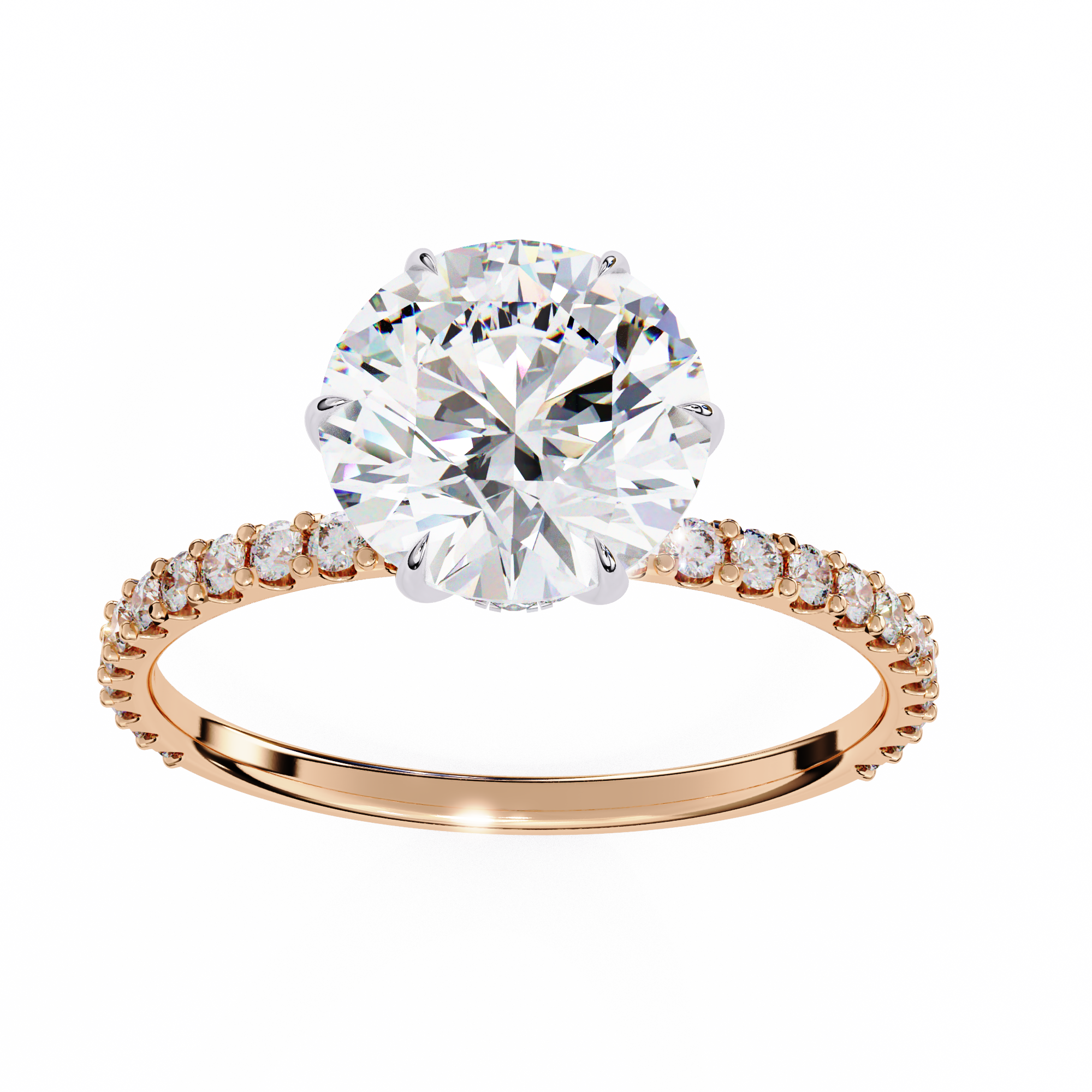 The Majestic Hidden Halo Ring