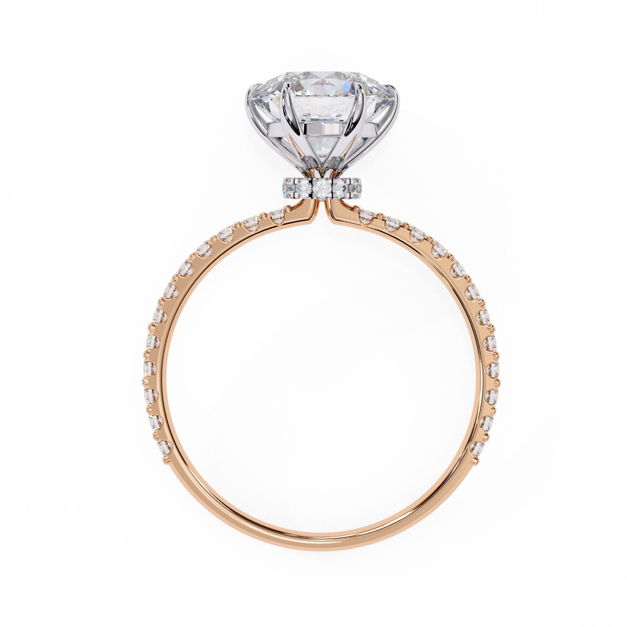 The Majestic Hidden Halo Ring