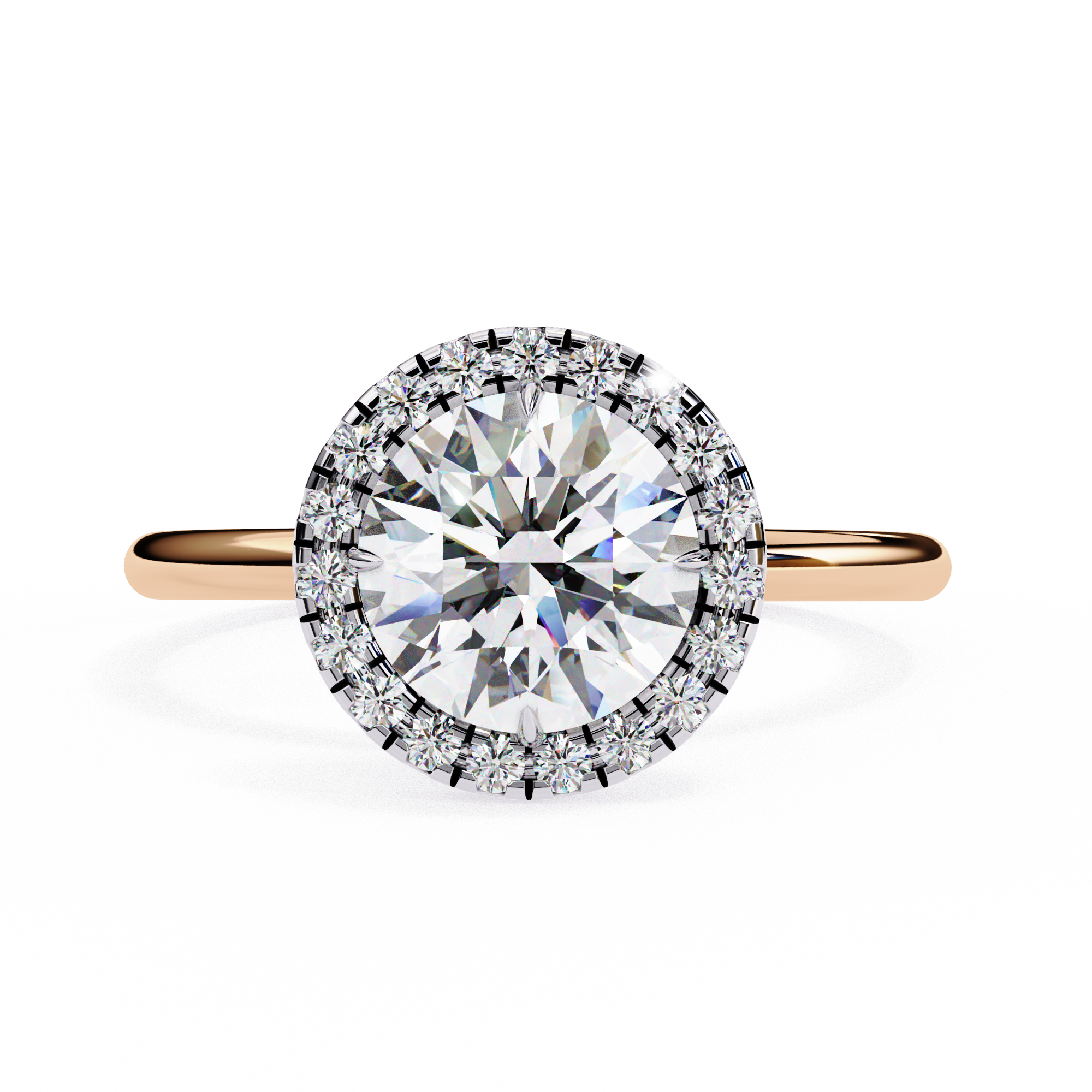 The Starlight Halo Ring