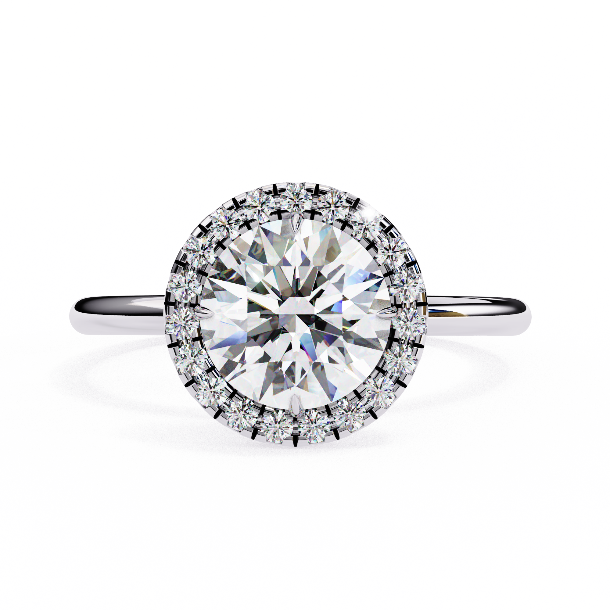 The Starlight Halo Ring