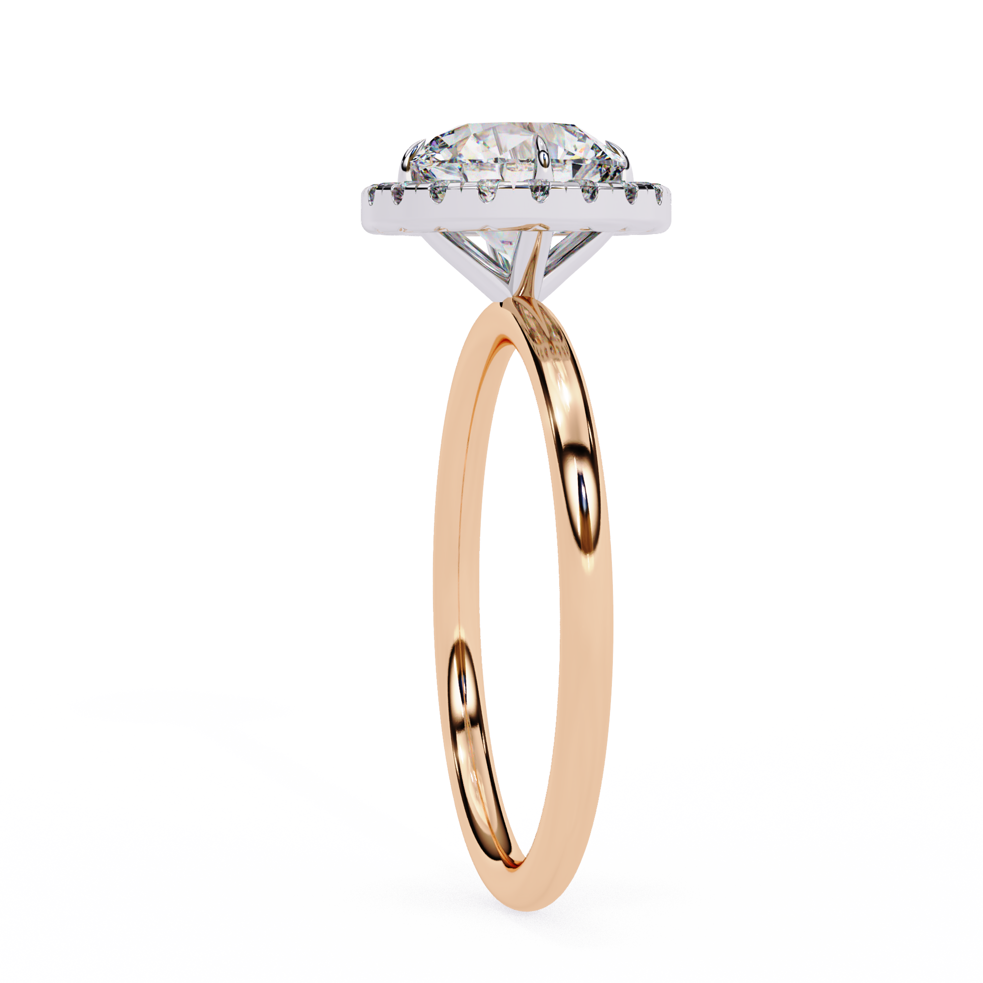 The Starlight Halo Ring
