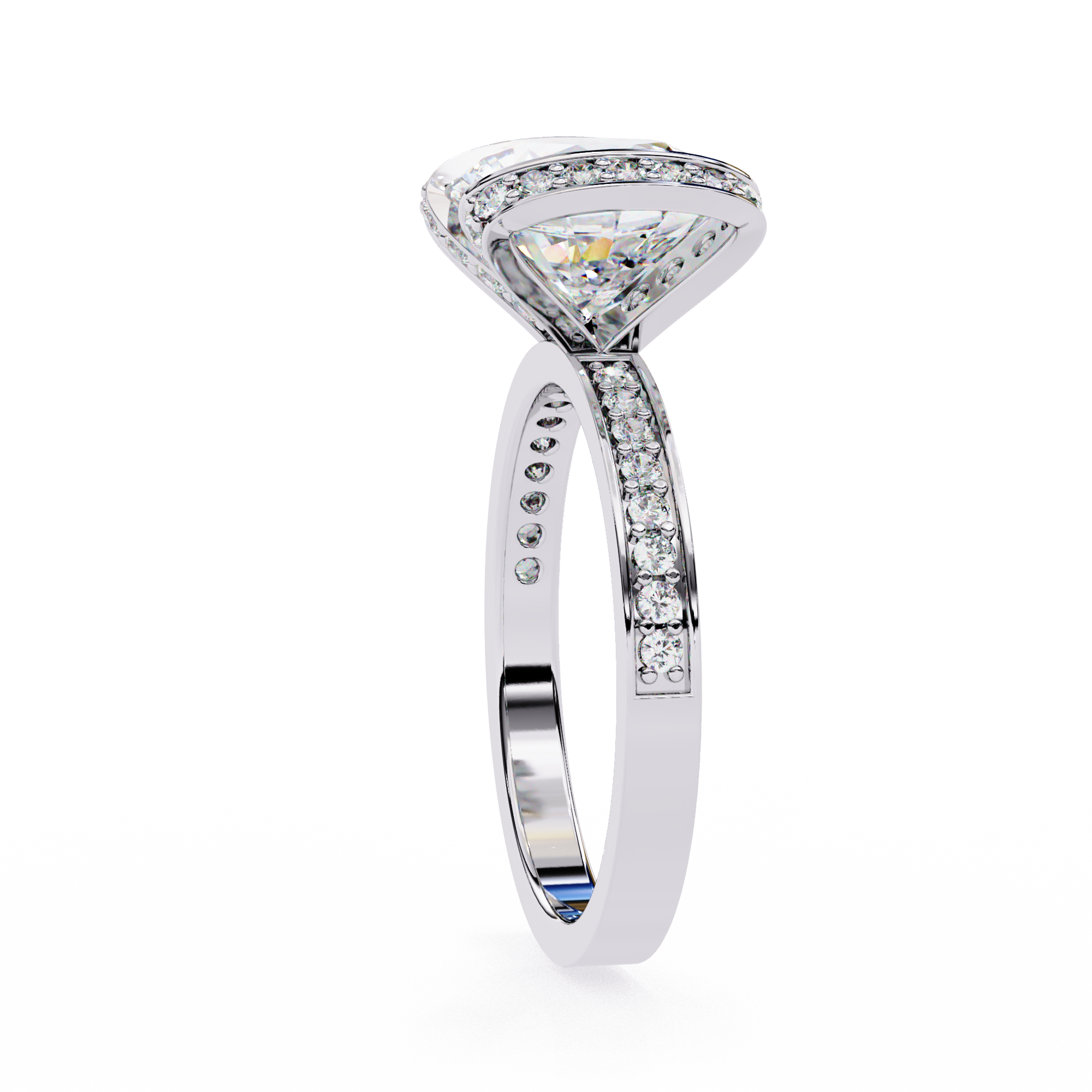 The Regal Halo Ring