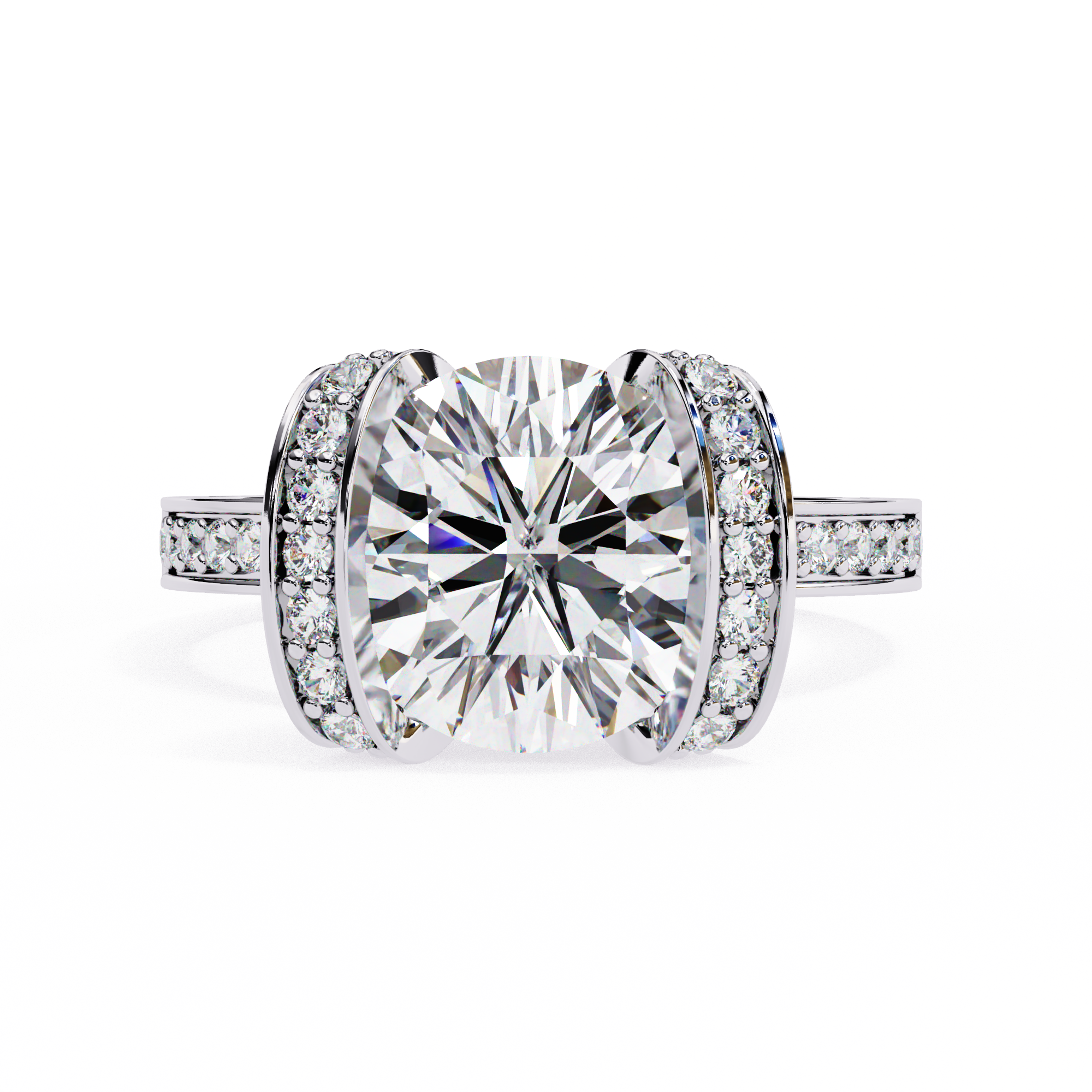 The Regal Halo Ring