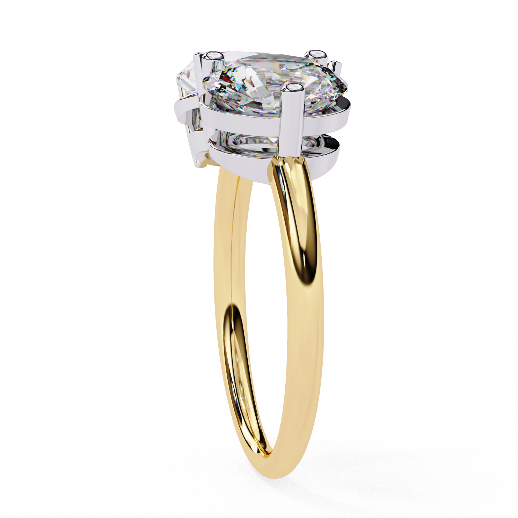 The Celestial Pear Ring
