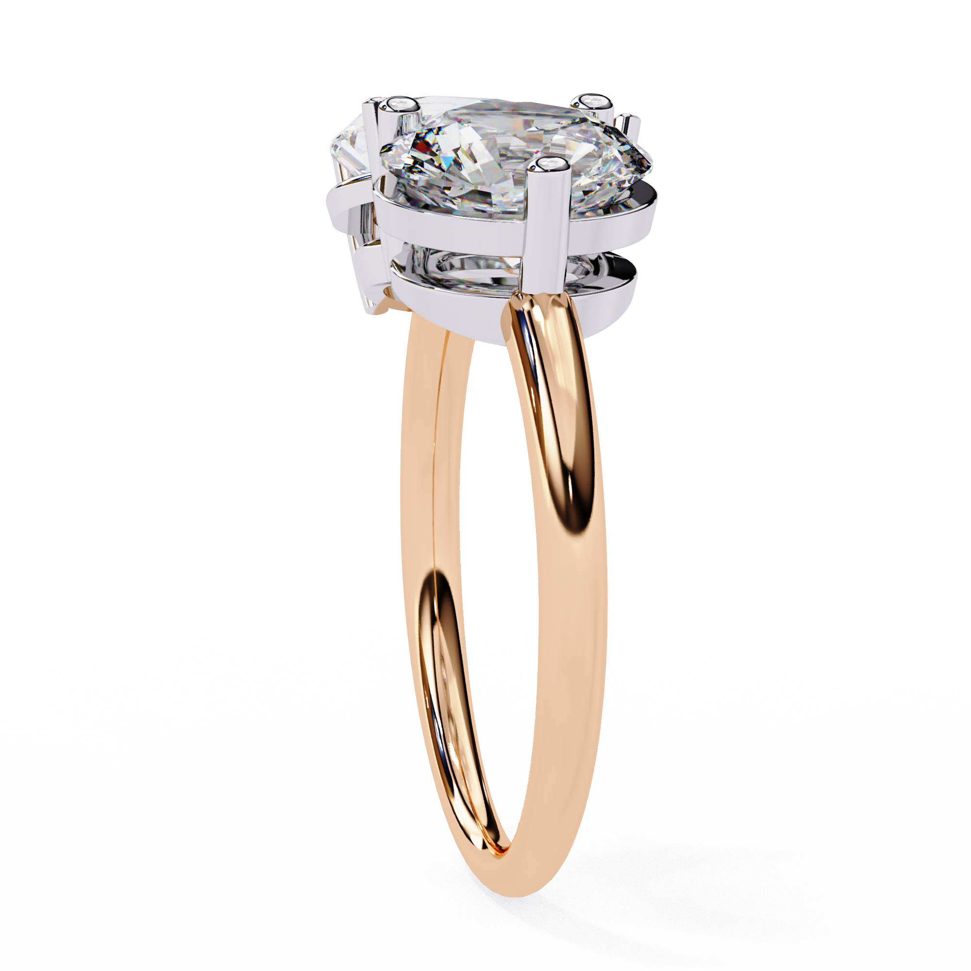 The Celestial Pear Ring